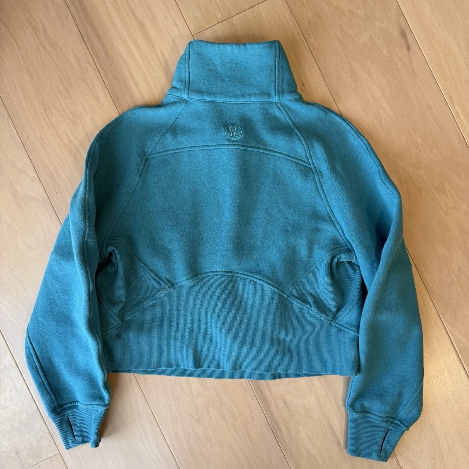 Lululemon Lululemon Scuba Oversized Funnel Neck XS/S Blue Fleece Size S / US 4 / IT 40 - 10 Thumbnail