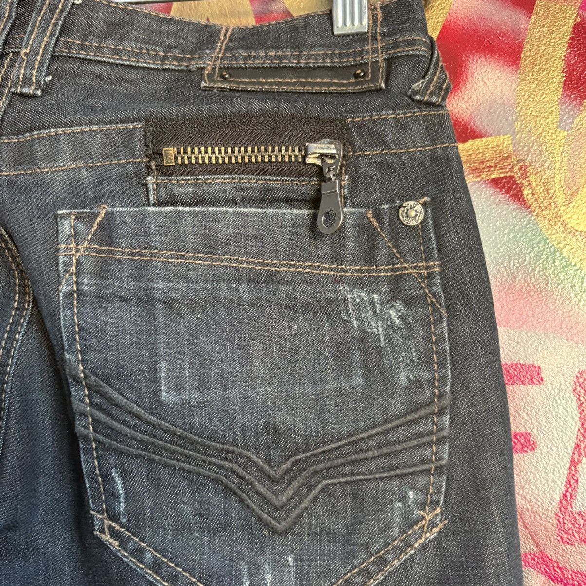 Guess Vintage Y2K Guess Repaired Bootcut Loose Jeans Size 29 Size US 29 - 3 Thumbnail