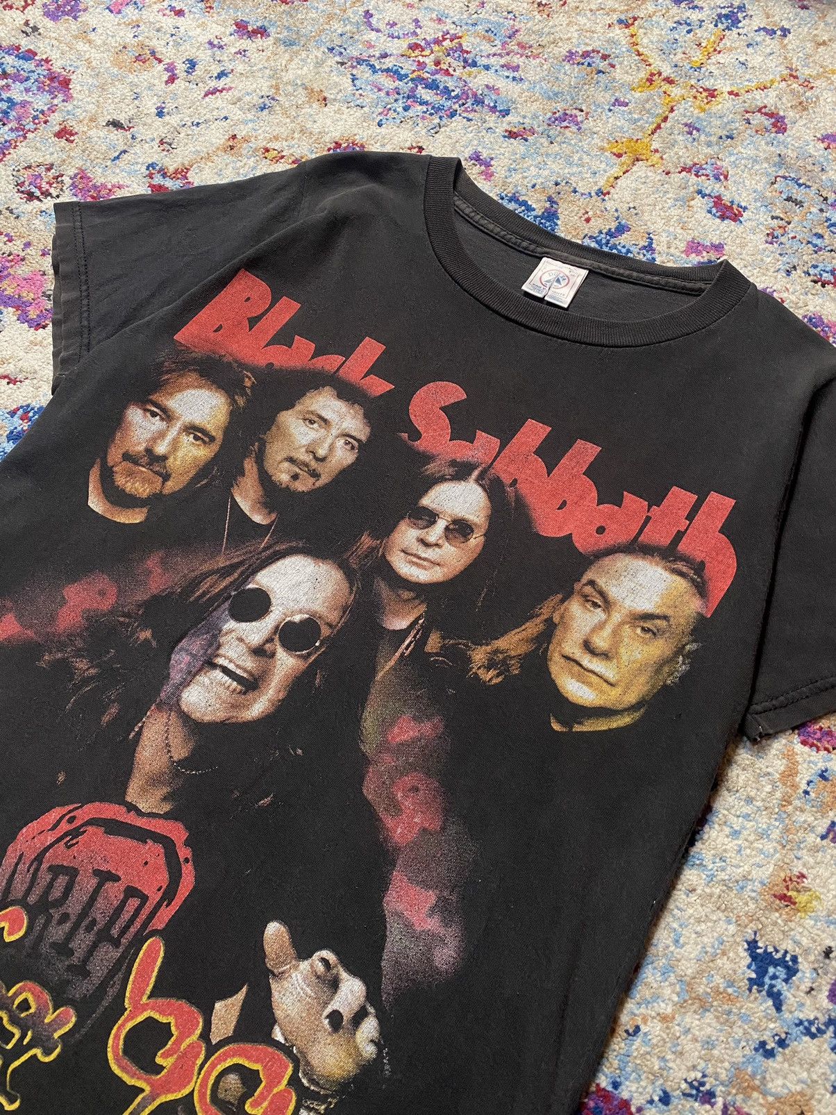Band Tees Vintage Black Sabbath Ozzfest 99 Delta Pro Weight SS Tees M Size US M / EU 48-50 / 2 - 6 Thumbnail
