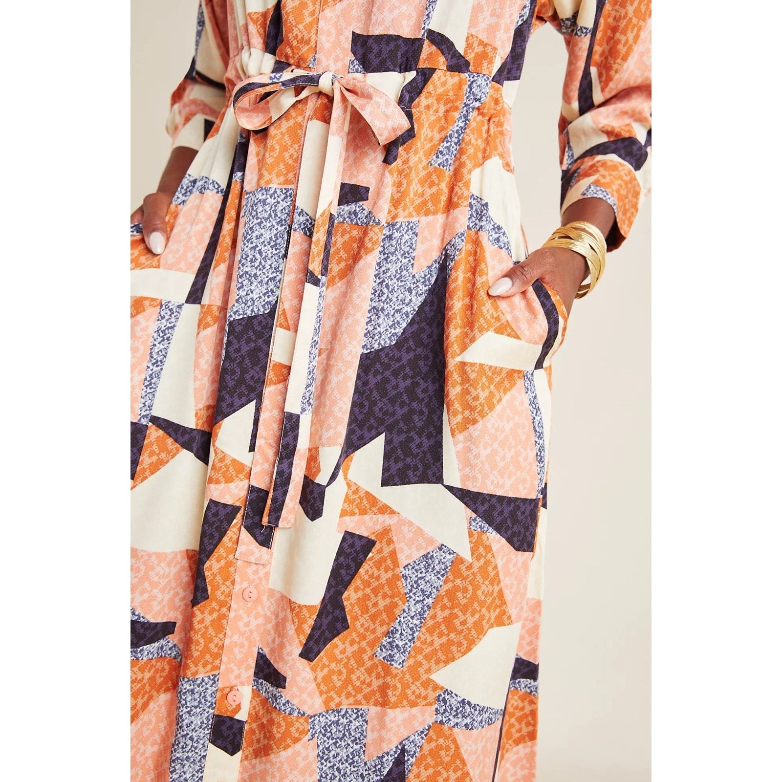 Anthropologie Anthropologie Corey Lynn Calter Clementine Midi Dress S Size S / US 4 / IT 40 - 4 Thumbnail