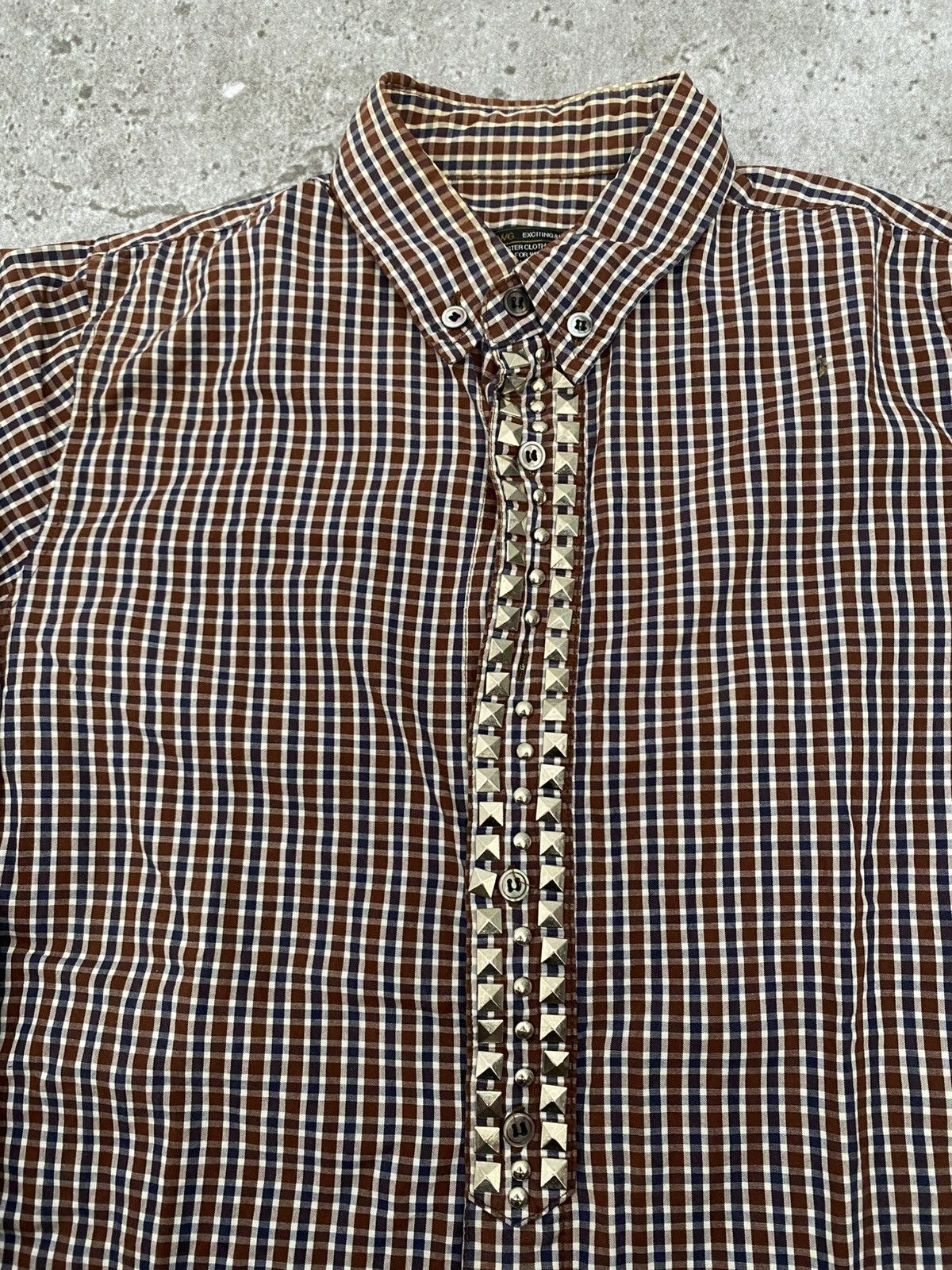 If Six Was Nine Who's who gallery studded gingham shirt Size US S / EU 44-46 / 1 - 2 Thumbnail