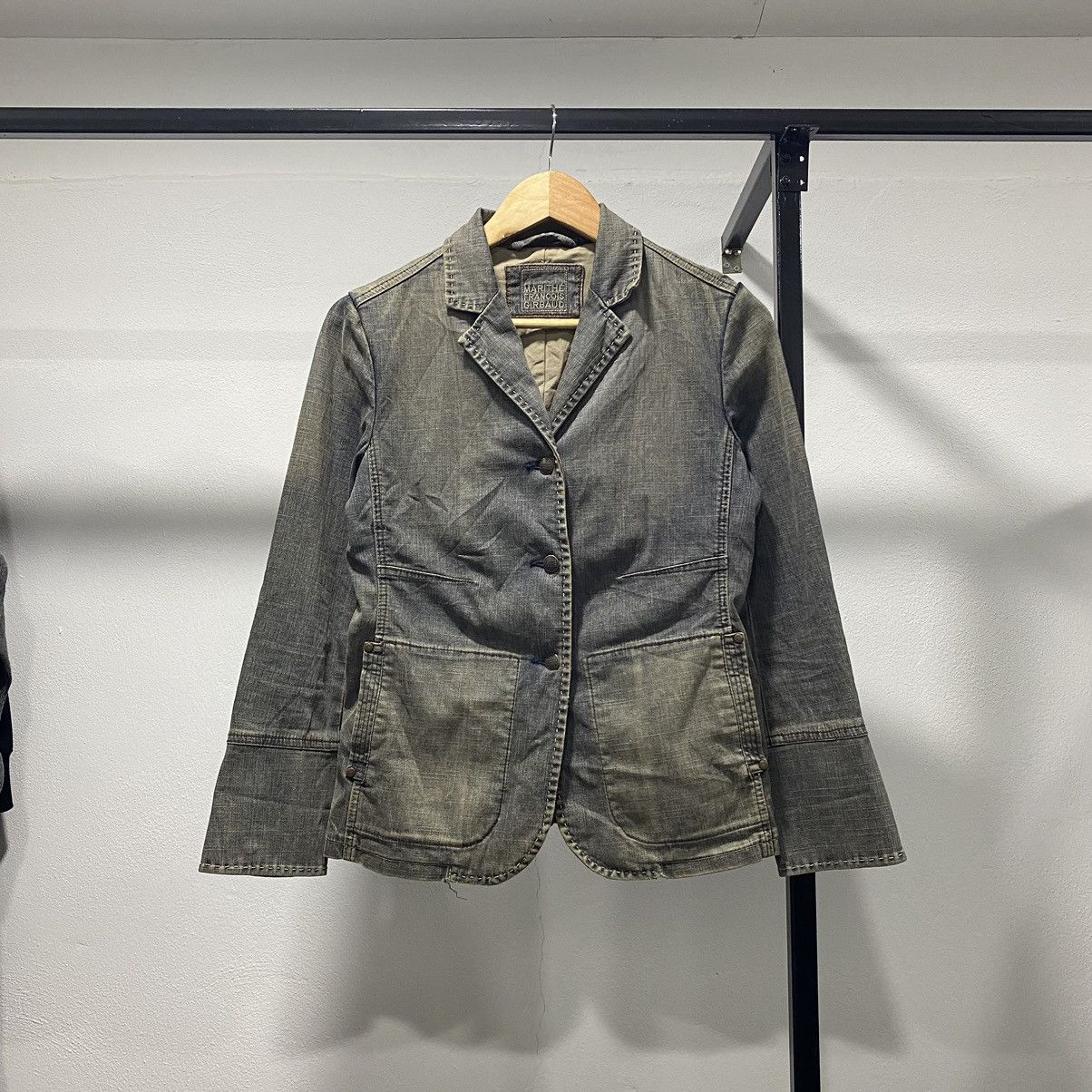 Marithe + Francois Girbaud × Vintage Sickkk☠️ MFG Mud Wash Vintage Punk Designer Hysteric Size S / US 4 / IT 40 - 1 Thumbnail