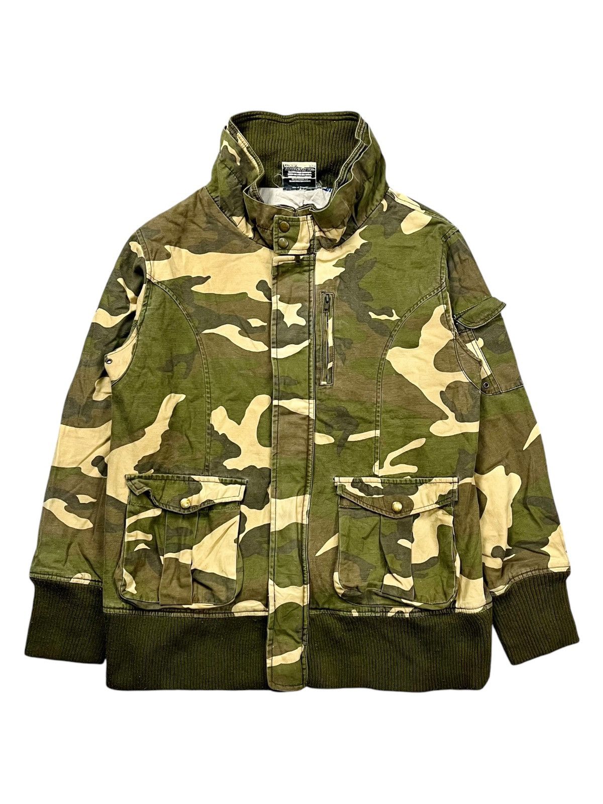 If Six Was Nine 2000s Athletic Fig - Infantry Camo Bono Jacket Size US M / EU 48-50 / 2 - 1 Thumbnail