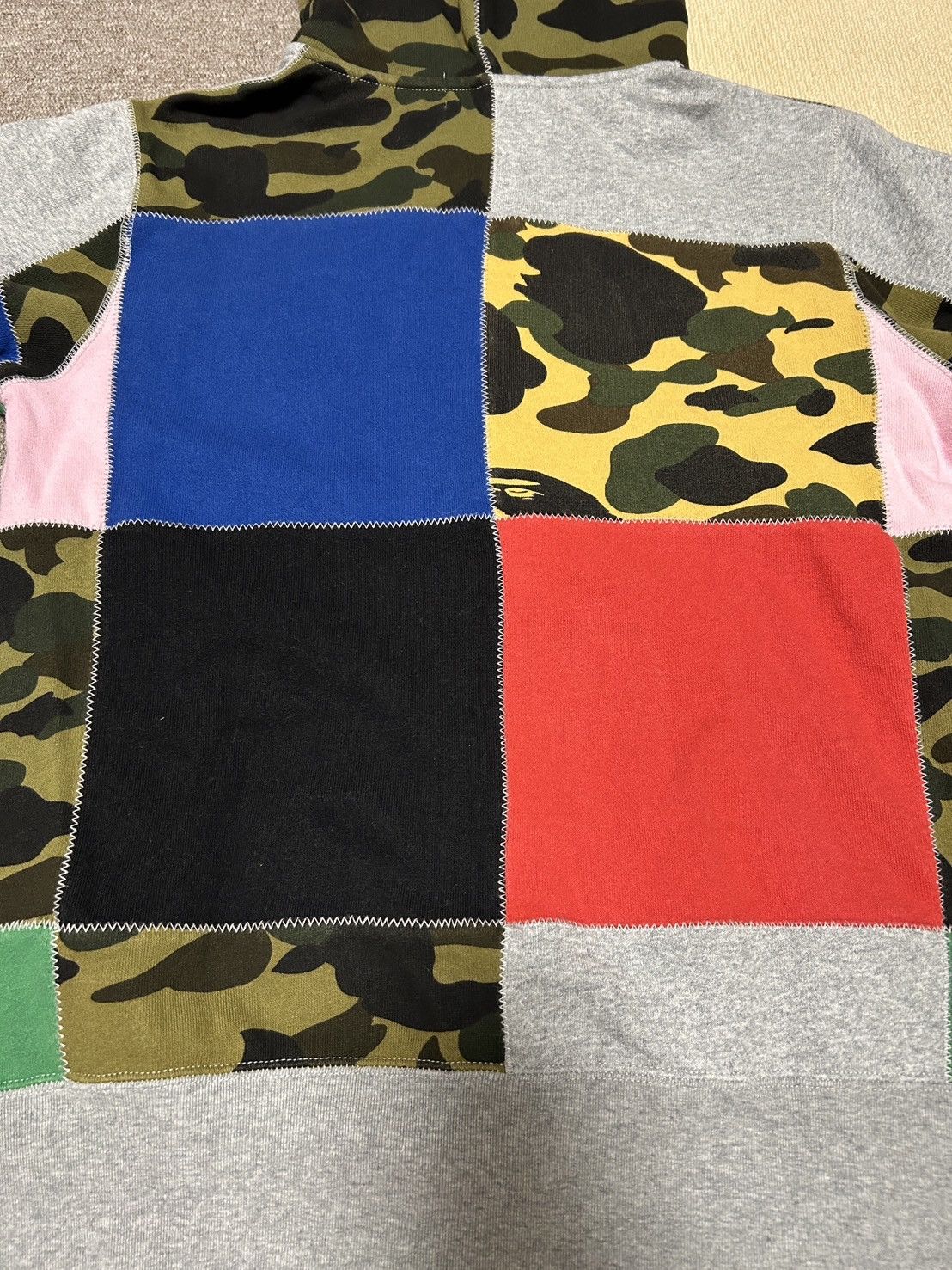 Bape Bape Crazy Patch Camo Multi Full Zip Hoodie Size US M / EU 48-50 / 2 - 5 Thumbnail