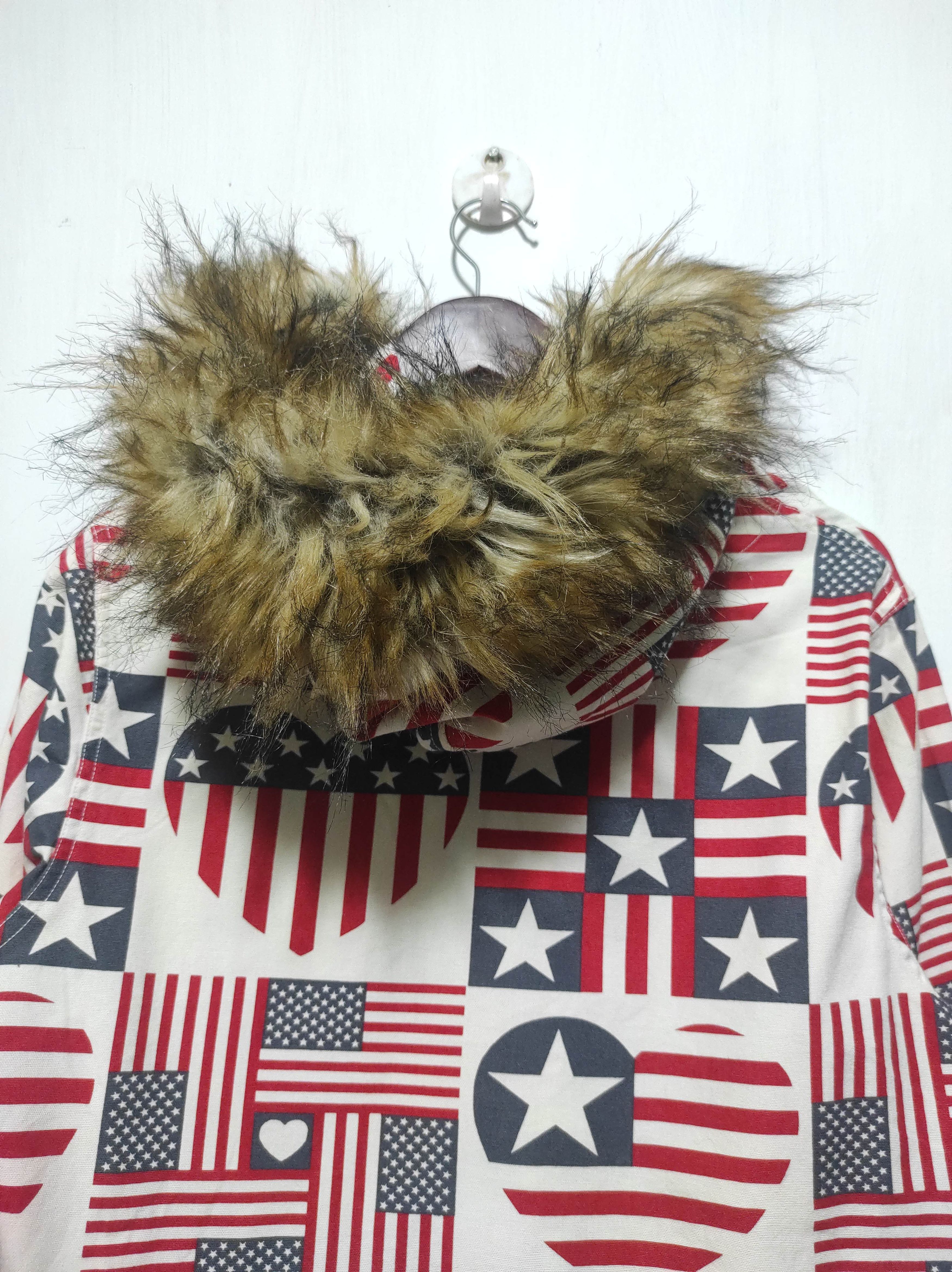 Beams Plus Beams Boy America Flag Fur Hoodie IfSixWasNine LGB style Size US S / EU 44-46 / 1 - 11 Thumbnail