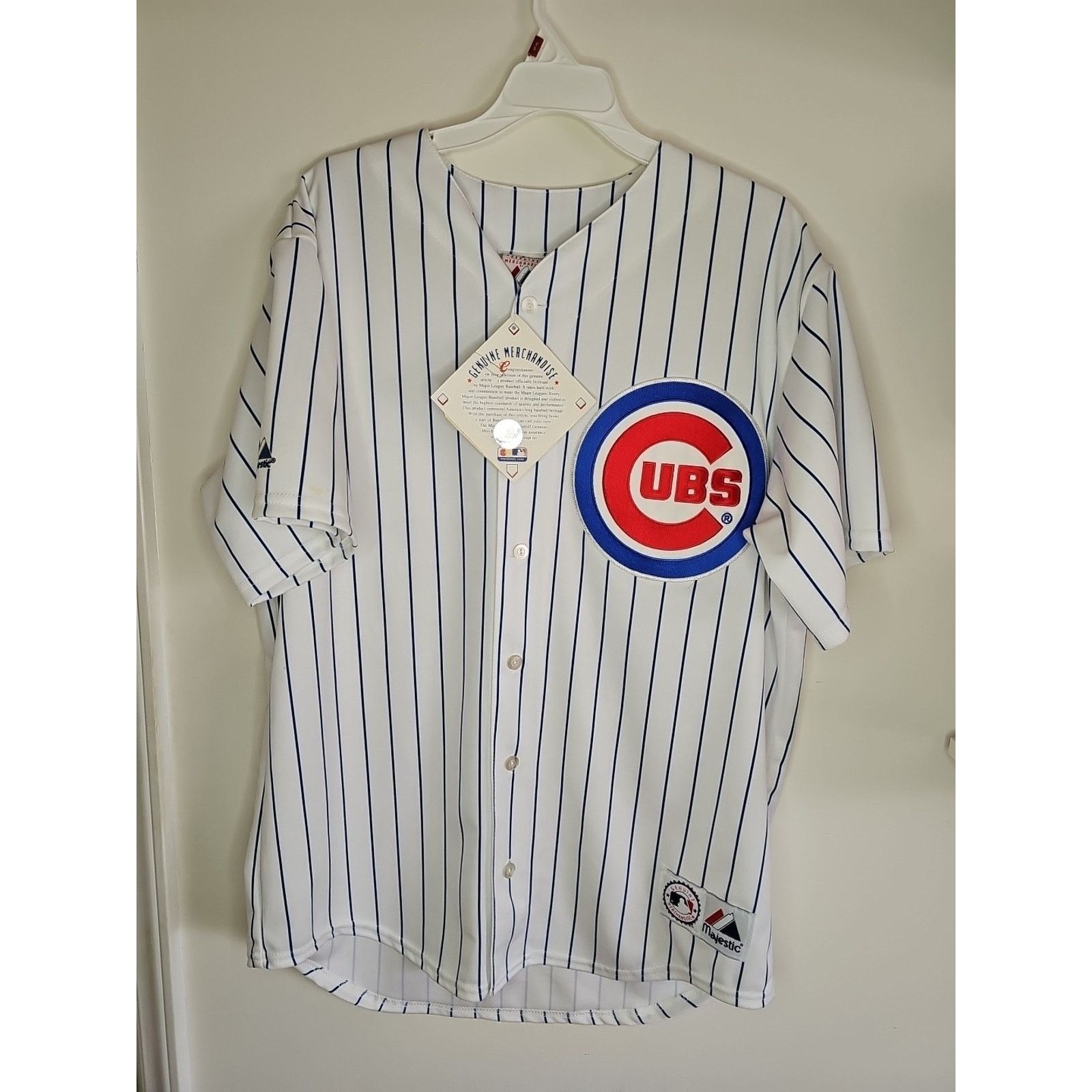 Derek Lee #25 Chicago Cubs Majestic MLB Baseball Jersey Sz L