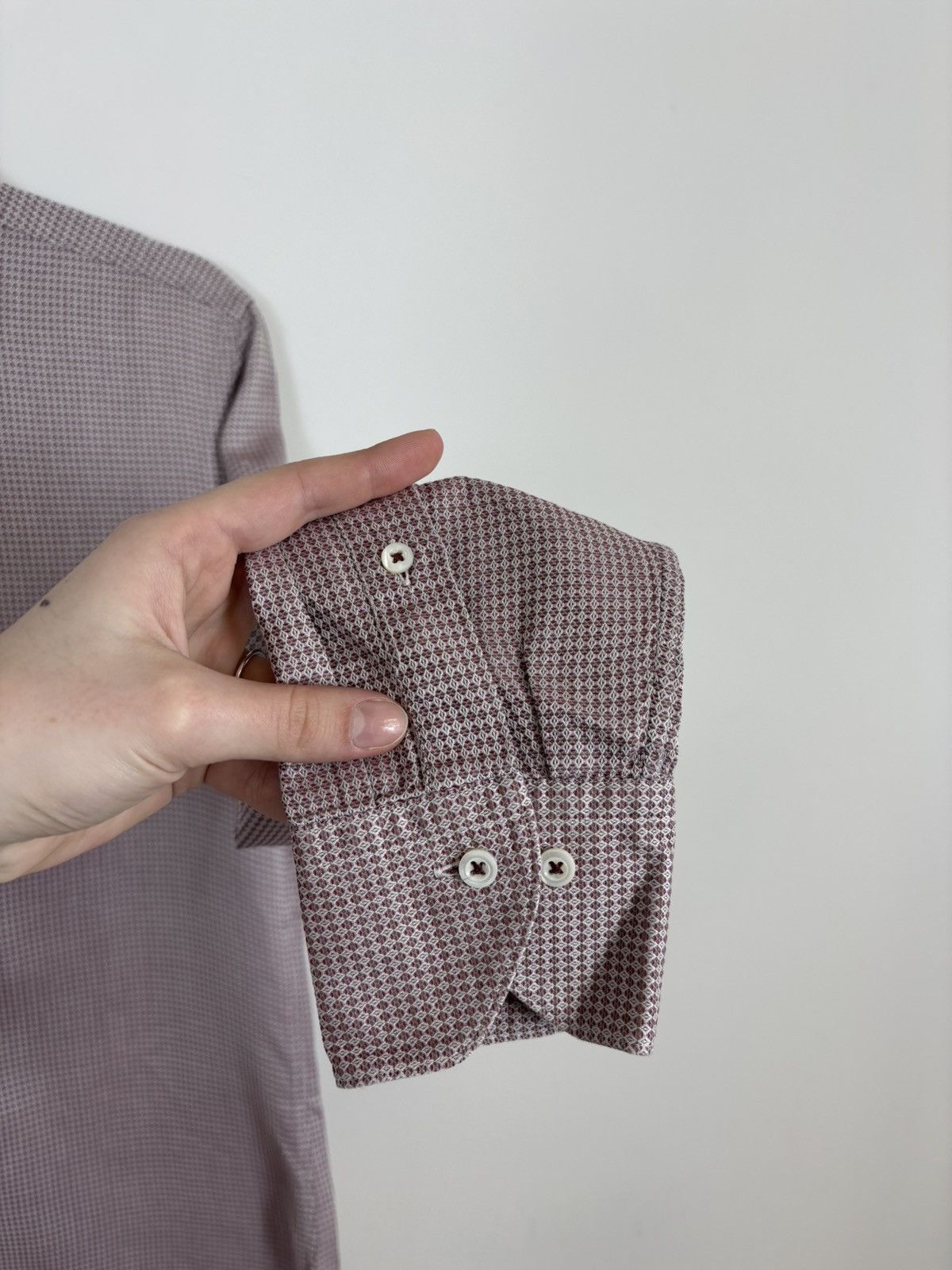 Strenstroms Stenstroms Slimline Twofold Super Cotton Button Up Shirt Size US M / EU 48-50 / 2 - 9 Thumbnail