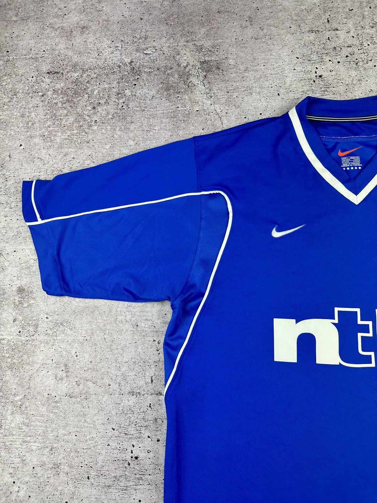 Nike 1999/00 Nike Rangers FC Vintage Soccer Jersey Size US L / EU 52-54 / 3 - 3 Thumbnail