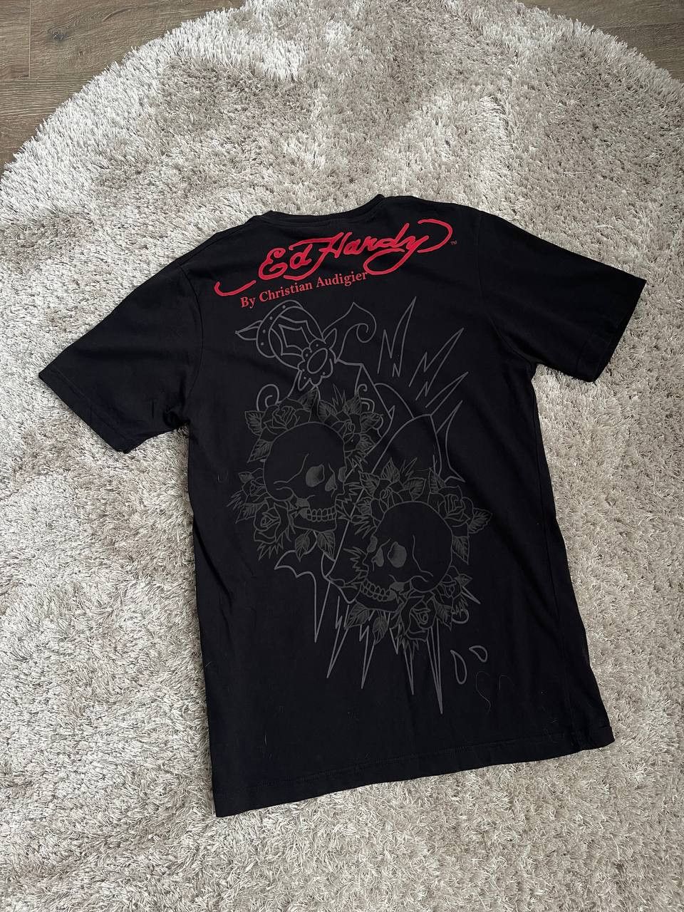 Ed Hardy × Streetwear × Vintage Vintage Ed Hardy skulls big logo y2k tee 90’s Size US M / EU 48-50 / 2 - 7 Thumbnail