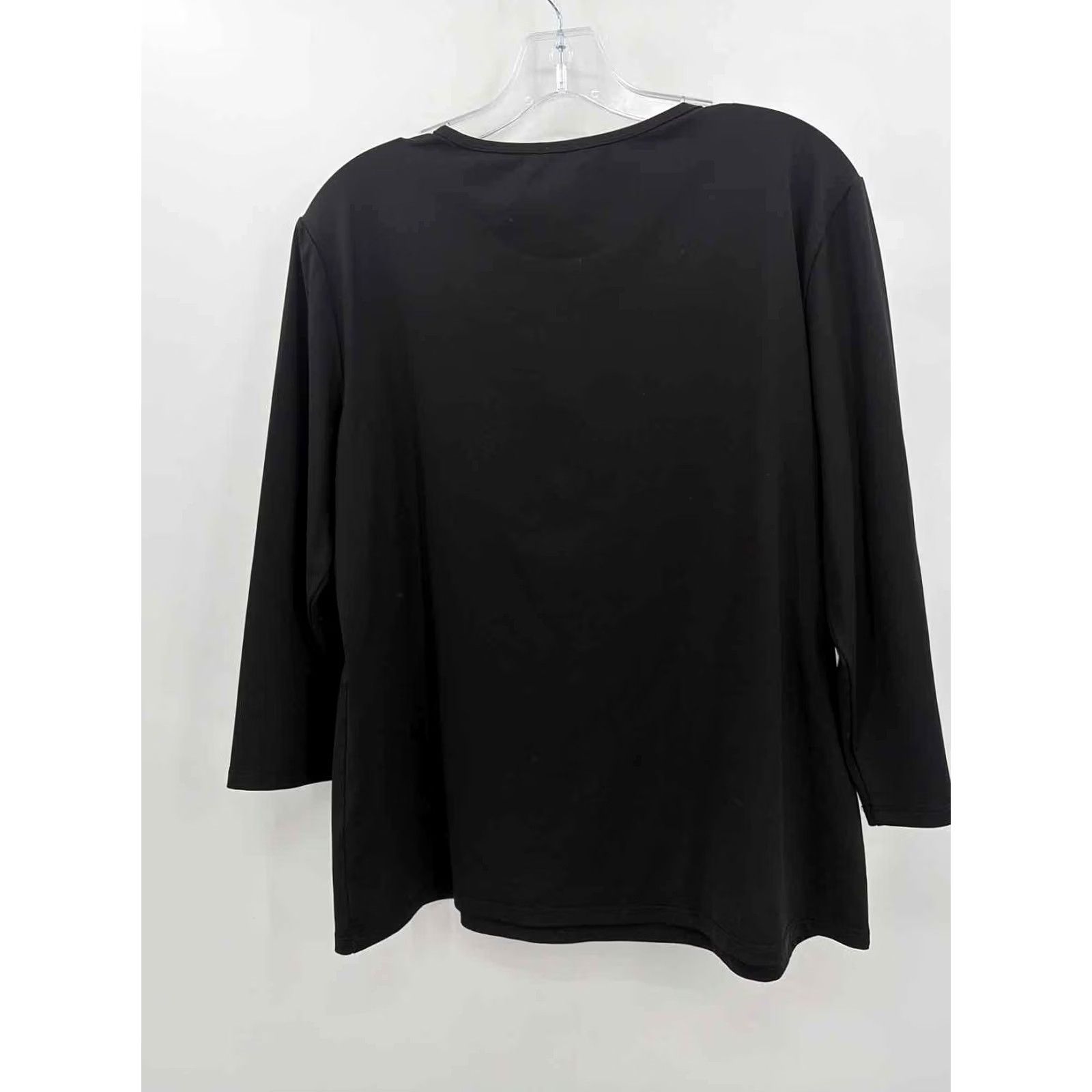 J.McLaughlin J Mclaughlin Black XL Long Sleeve T-shirt Size XL / US 12-14 / IT 48-50 - 2 Thumbnail