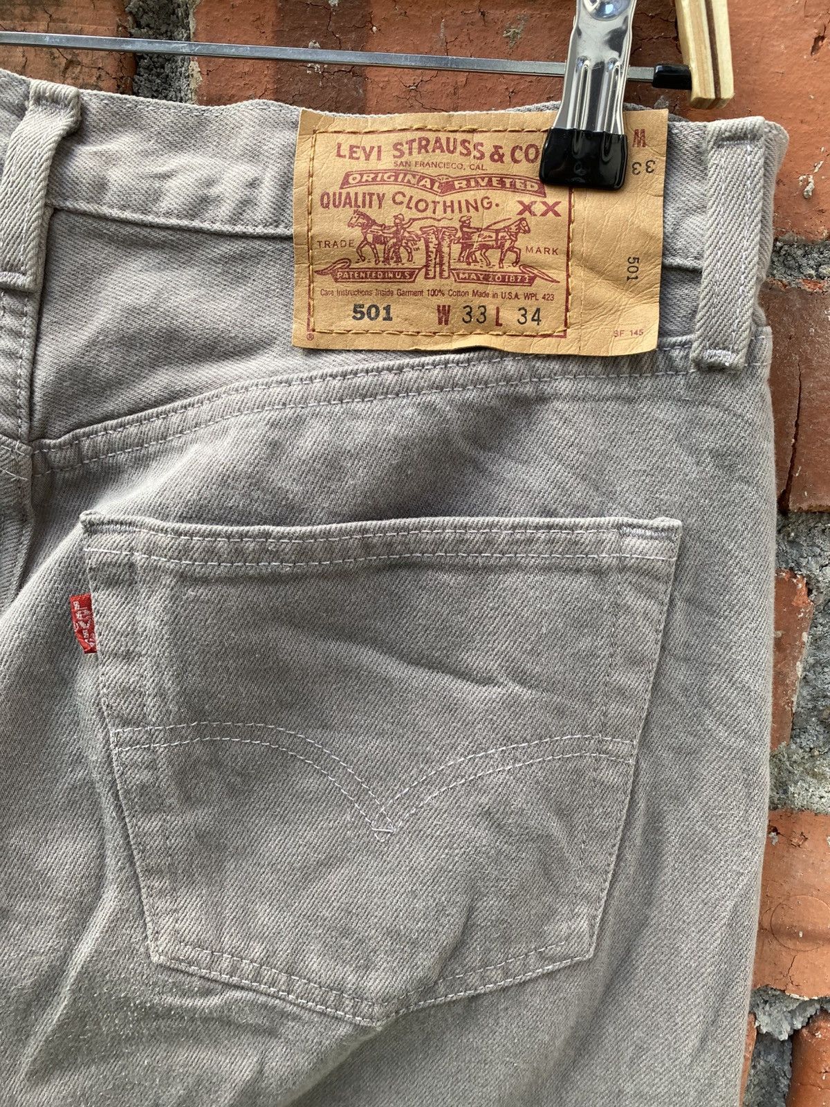 Levi's × Levi's Vintage Clothing × Vintage W33x34 vintage levi's 501 made in USA Size US 33 - 4 Thumbnail