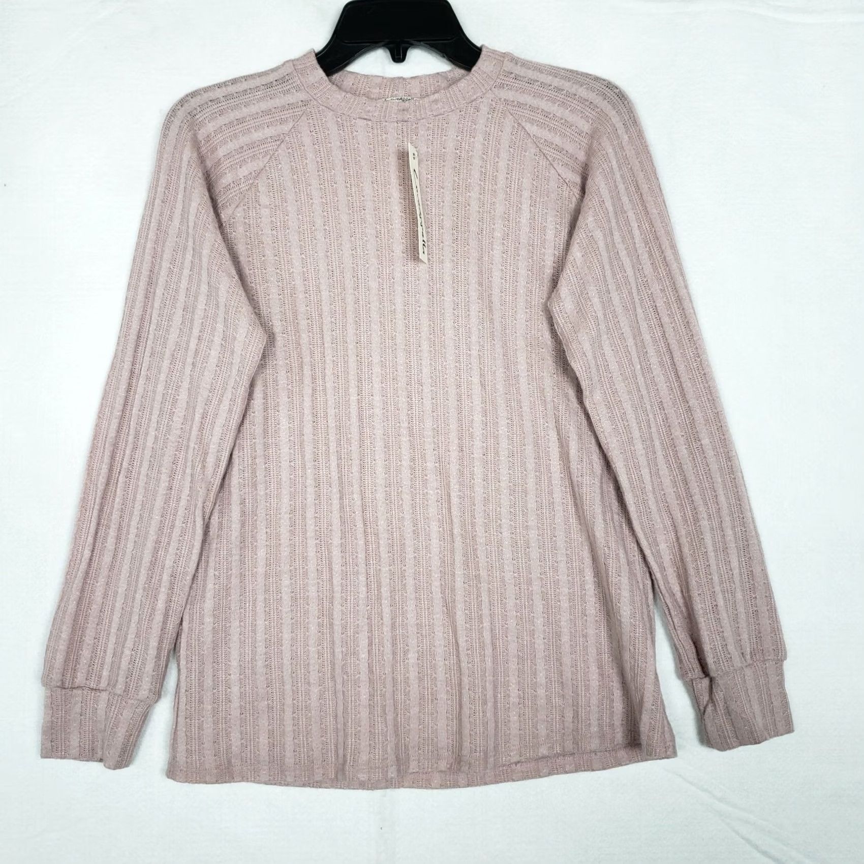 Vintage Love appella Women’s pullover top Long sleeve Size S Pink Crew Neck Knit Regular Top Casual Mens? Womens Size S / US 4 / IT 40 - 2 Thumbnail
