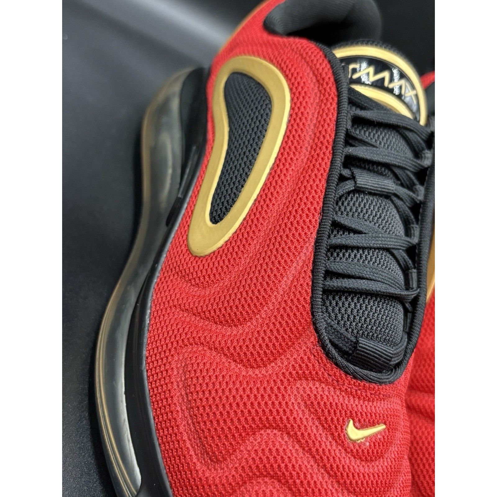 Nike Nike Air Max 720 Red Gold Black Shoes CU4871-600 Wmns Sz8 Size US 8 / IT 38 - 4 Thumbnail