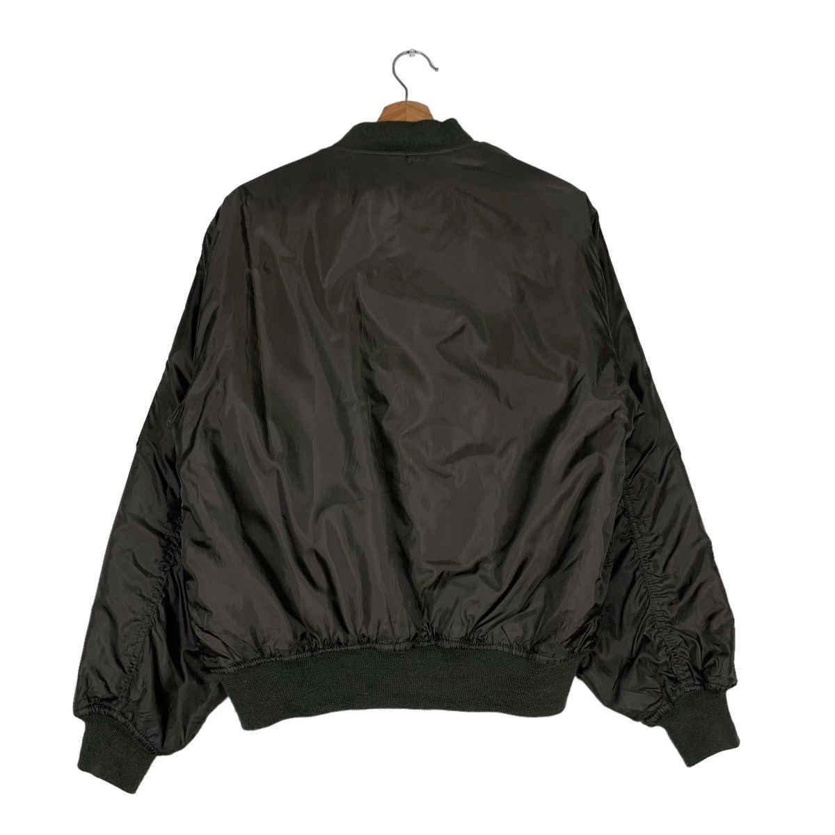 Japanese Brand Vintage Ma1 Black Bomber Jacket #0484-C22 Size US M / EU 48-50 / 2 - 7 Thumbnail