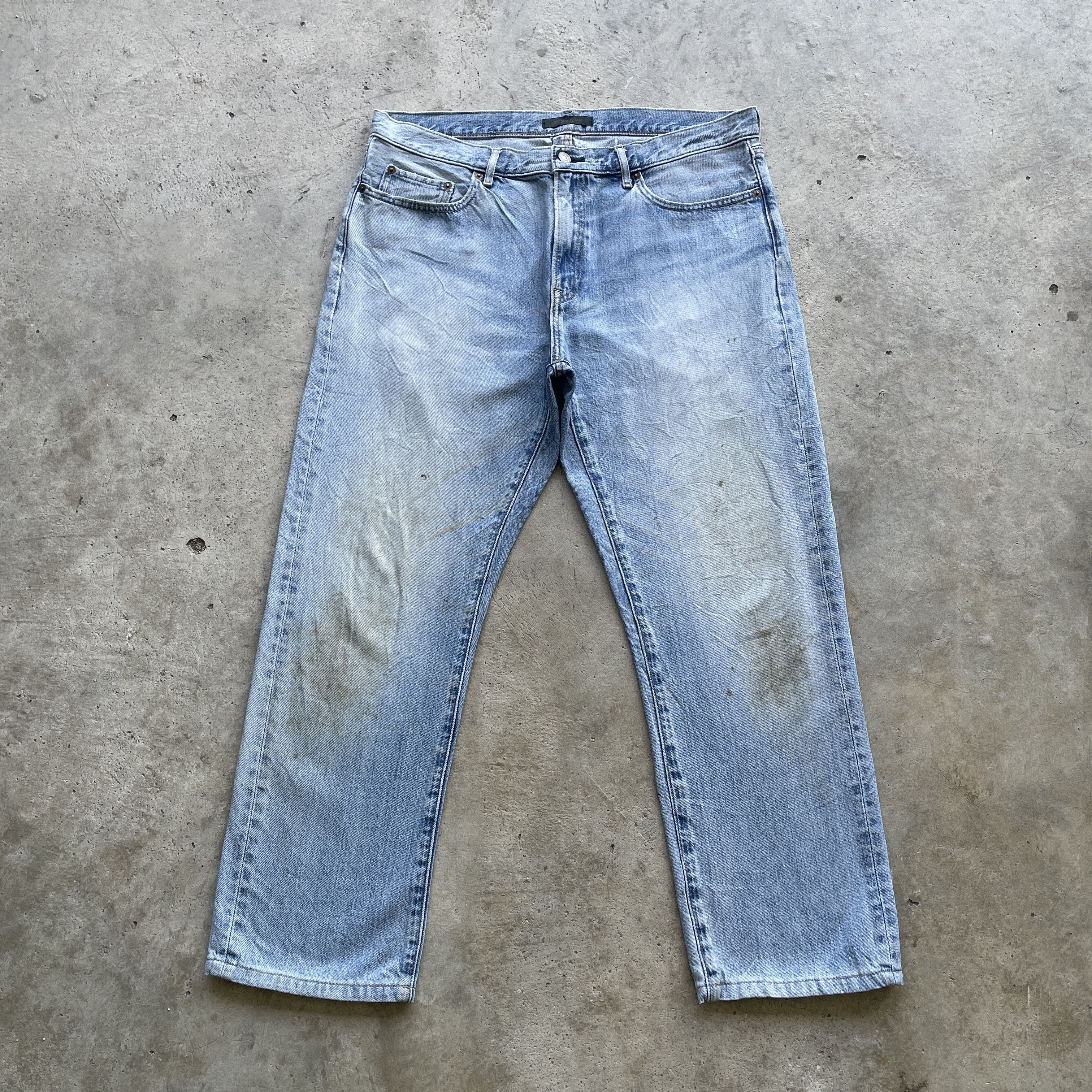 Japanese Brand VINTAGE JAPANESE WASH JEANS FADED DENIM PANTS W36x27 Size US 36 / EU 52 - 2 Thumbnail