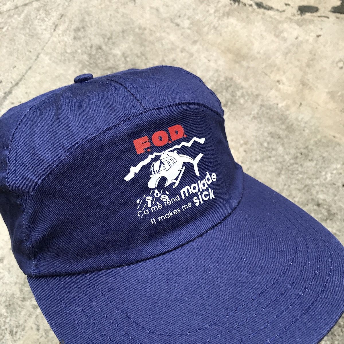 Vintage Rare Vintage F.O.D. Aviation Safety Cap - Made in Canada Size ONE SIZE - 3 Thumbnail