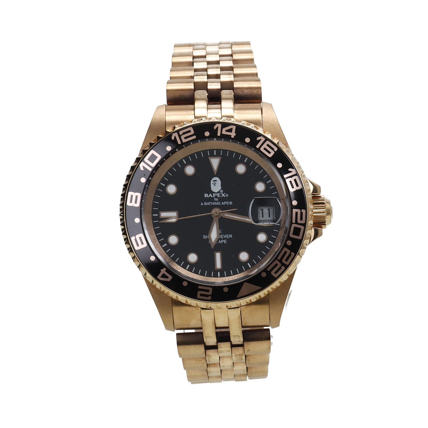Bape A Bathing Ape Gold Bapex Watch ONE SIZE Size ONE SIZE - 1 Thumbnail