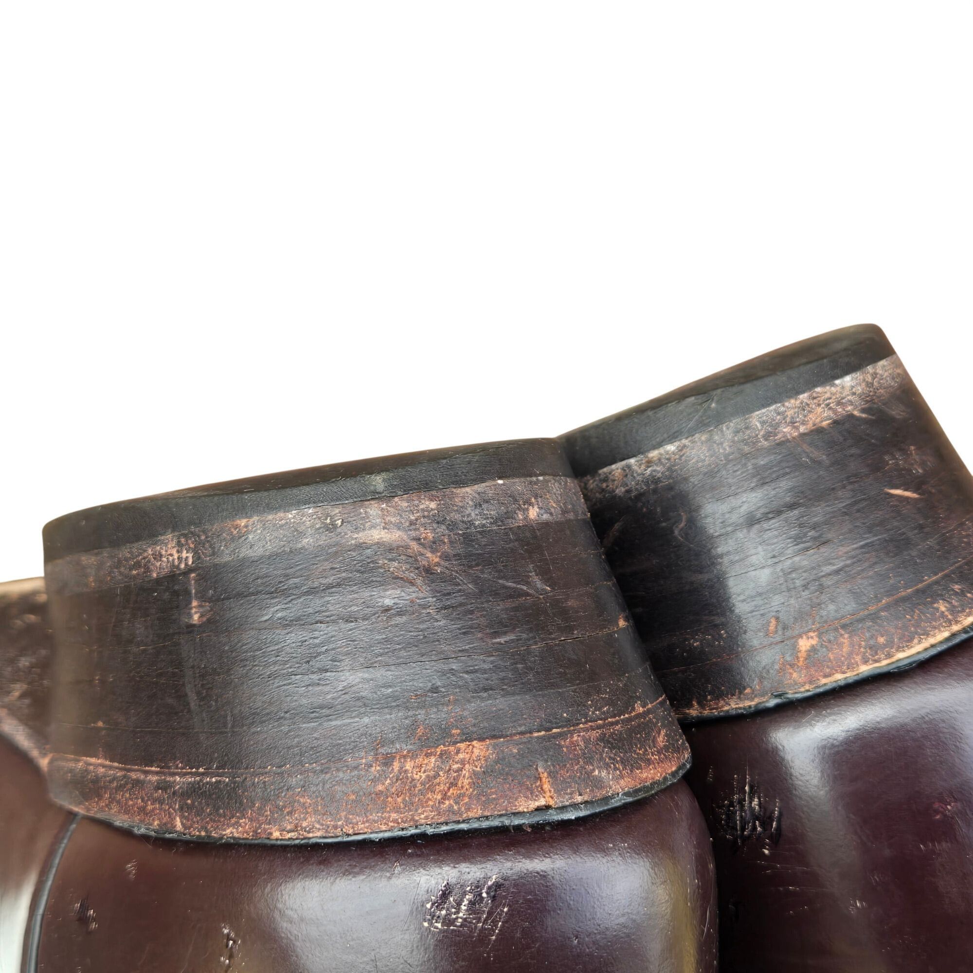 Nocona Vintage Nocona Cowboy Boots Two Tone Brown Leather Mens 11.5 Size US 11.5 / EU 44-45 - 13 Thumbnail