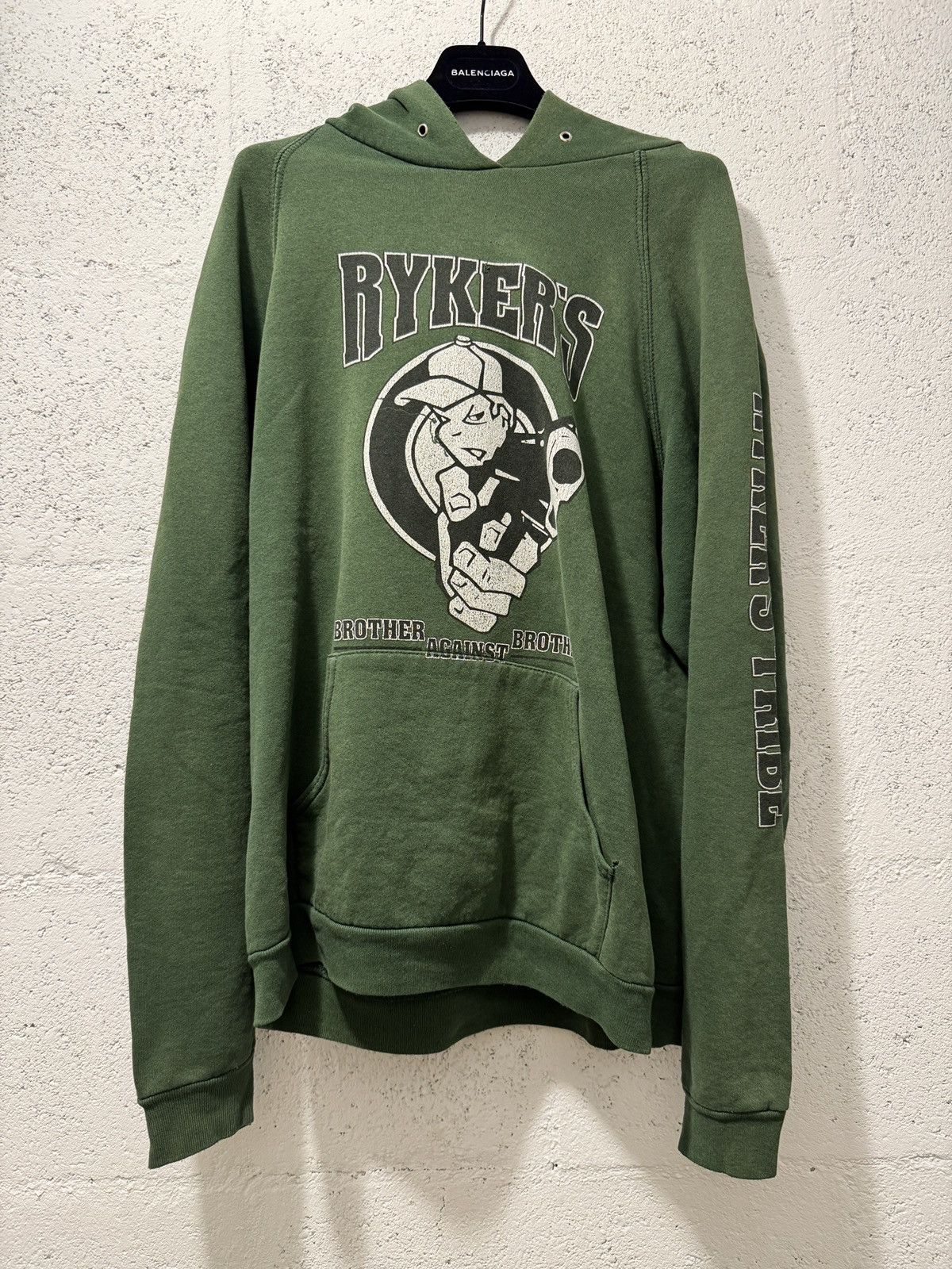 *RARE* VTG 1994 90s PUNK Ryker's Brother Against Brother