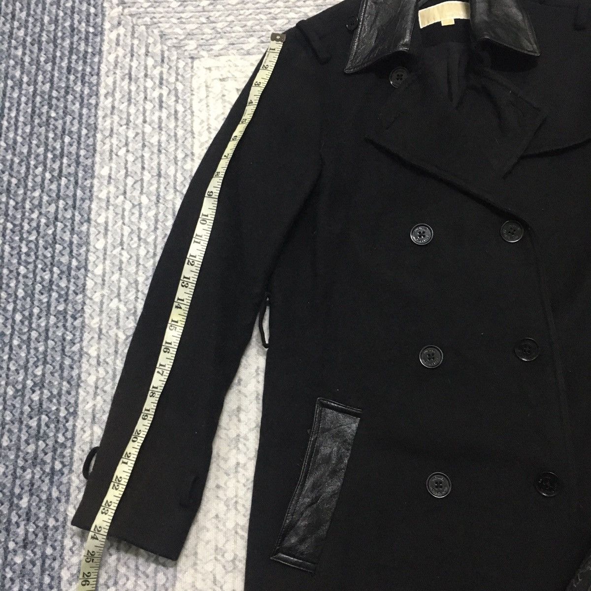Designer × Japanese Brand × Michael Kors Sunfaded Michael by Michael Kors Wool Trench Coat Size US XS / EU 42 / 0 - 15 Thumbnail