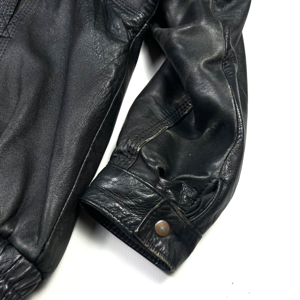 Diesel 90s Diesel Motorcycle Leather Jacket Vintage Black Size US XXL / EU 58 / 5 - 9 Thumbnail