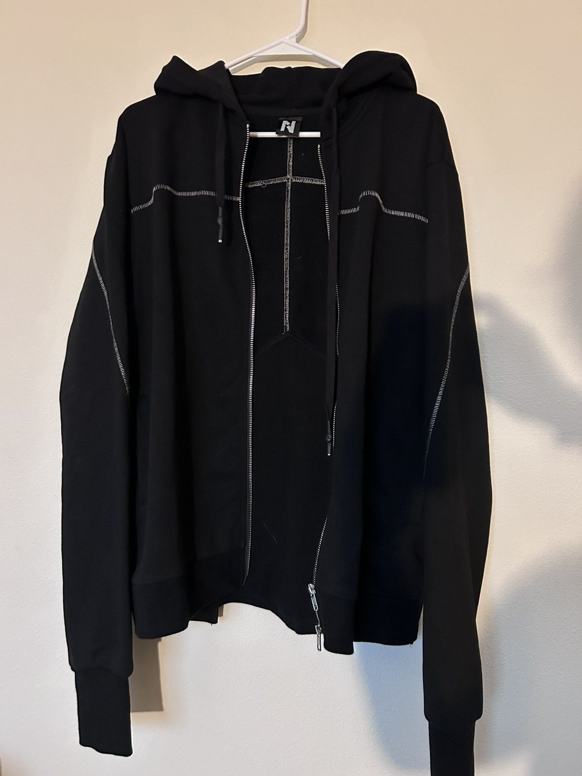 OBJECT 22 Nicholas Le Contrast Stitch Hoodie Size US M / EU 48-50 / 2 - 3 Thumbnail
