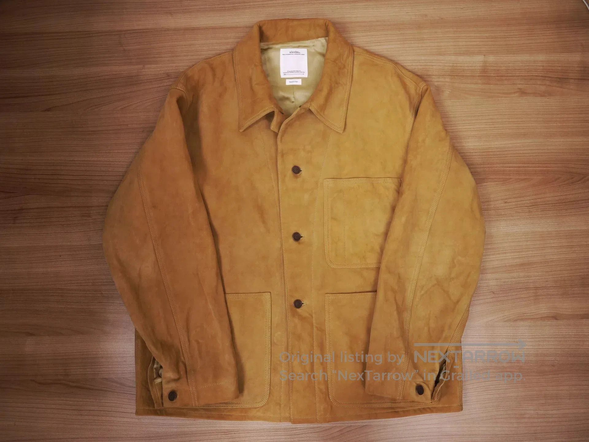 Visvim visvim baker coverall in beige suede. Size US L / EU 52-54 / 3 - 2 Thumbnail