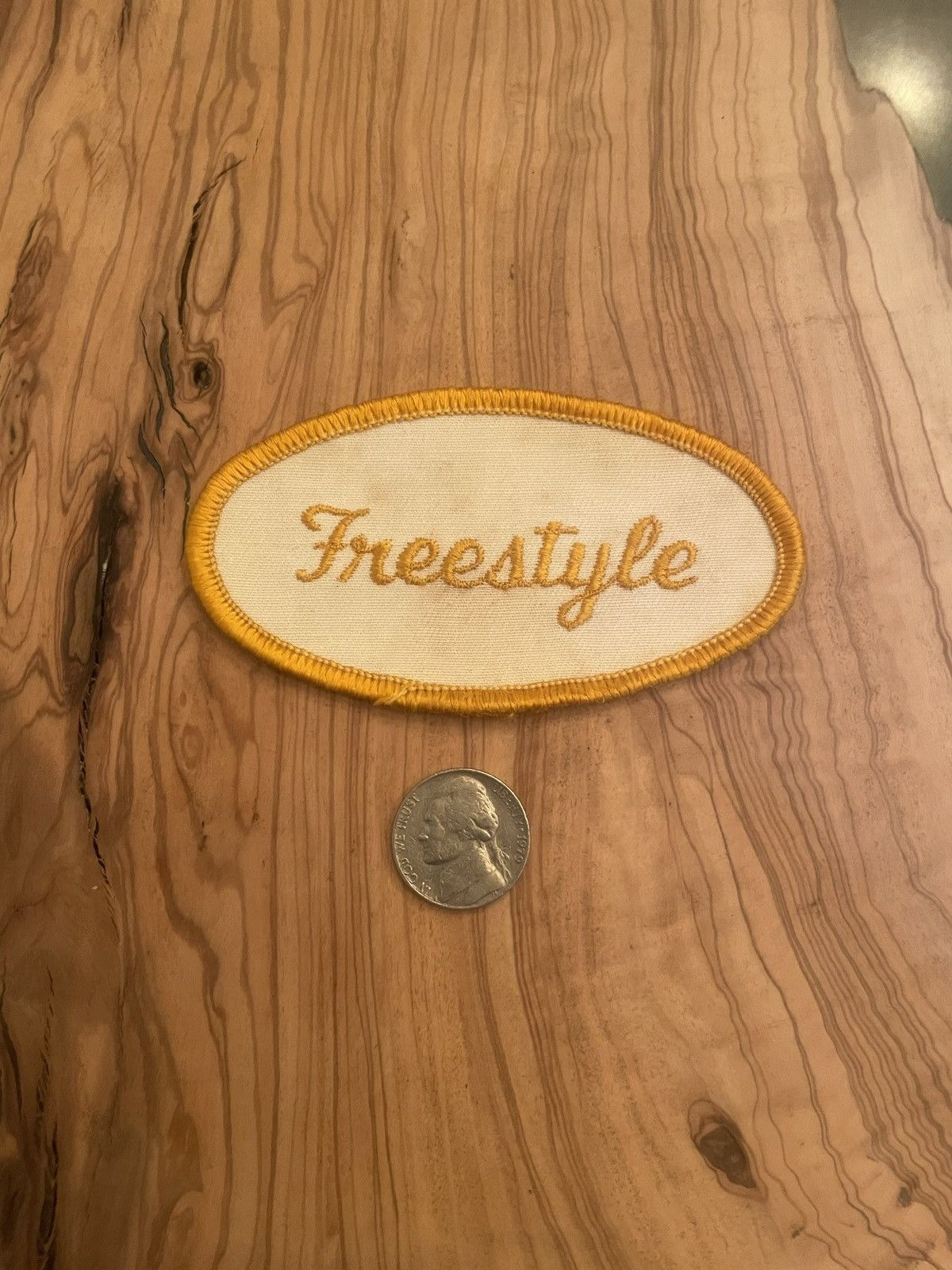 Other Vintage 70s “Freestyle” Cursive Sew On Name-tag Patch Size ONE SIZE - 3 Thumbnail