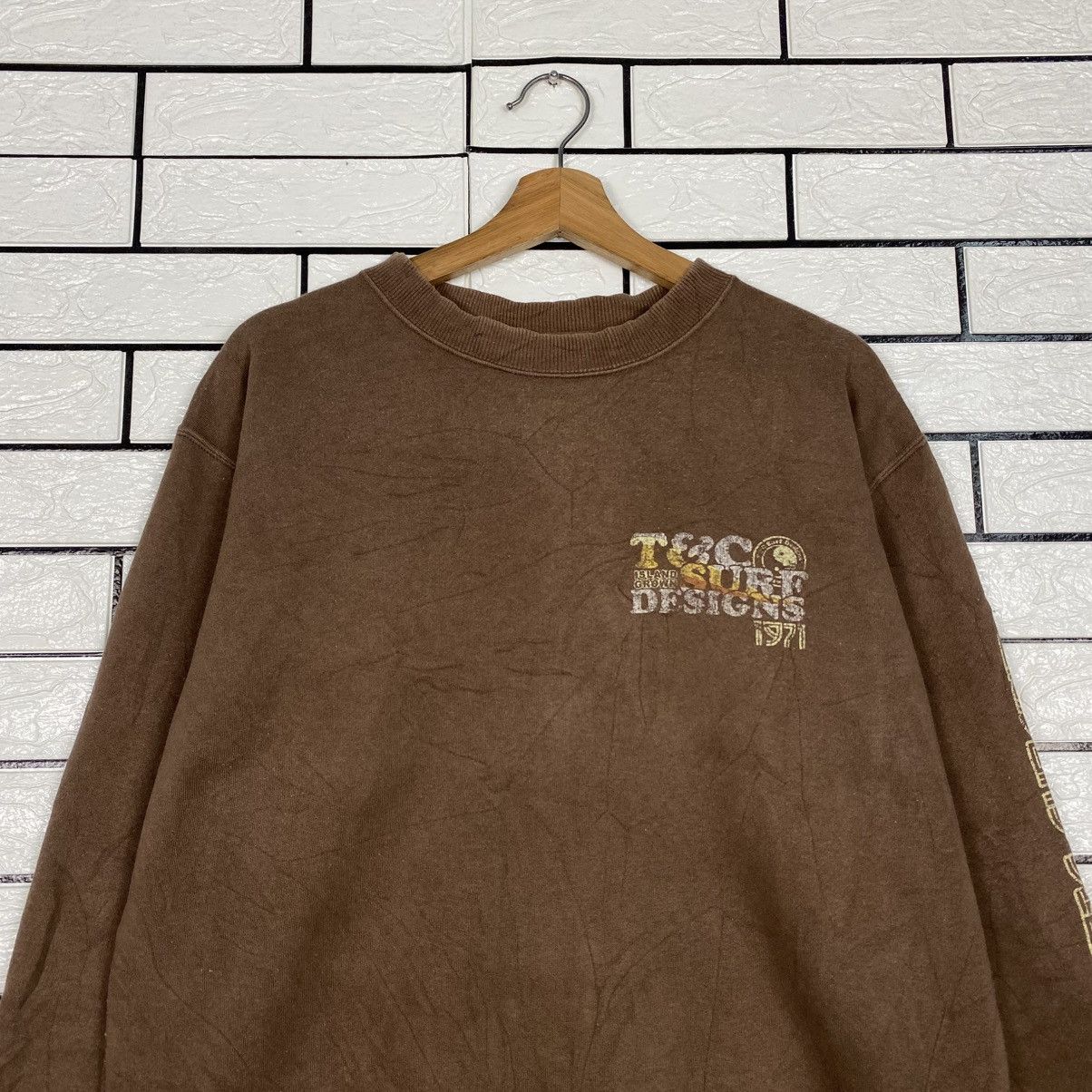 Japanese Brand Vintage Sweatshirt T&C Surf Hawaii Big Logo Size US L / EU 52-54 / 3 - 4 Thumbnail