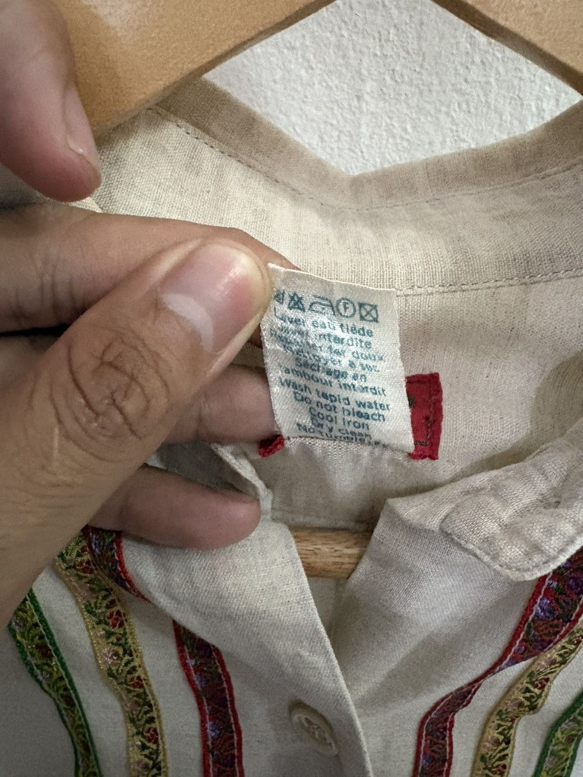 Designer × Kenzo 90s Kenzo Linen Shirt Size US L / EU 52-54 / 3 - 19 Thumbnail