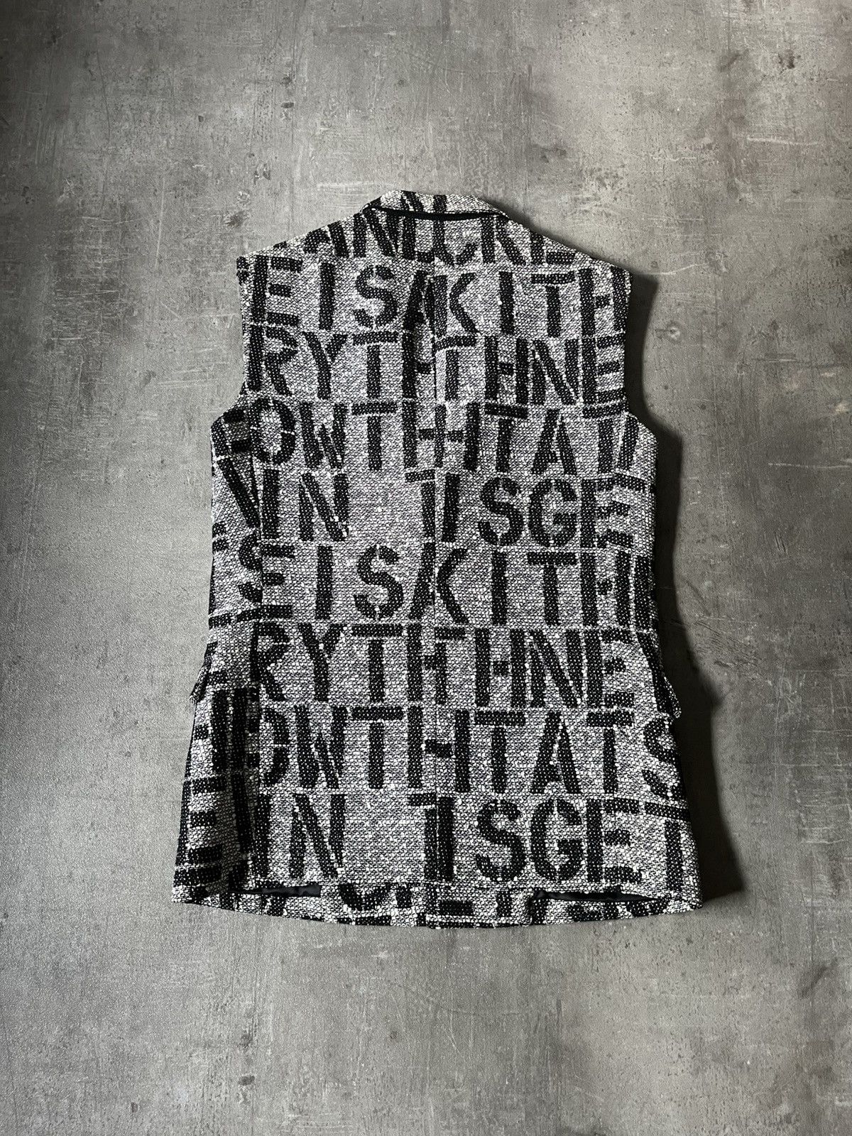 Raf Simons Raf Simons S/S 2009 christopher wool textured vest Size US S / EU 44-46 / 1 - 9 Thumbnail