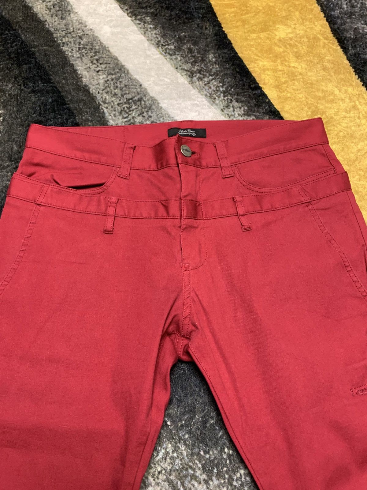 Undercover Undercover Jeans Double Waist Red Cow Hide Size ONE SIZE - 4 Thumbnail