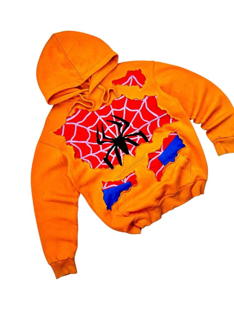 Japanese Brand Reworked 1 of 1 Pumpkin Venom Hoodie Size S/M Size US M / EU 48-50 / 2 - 4 Thumbnail