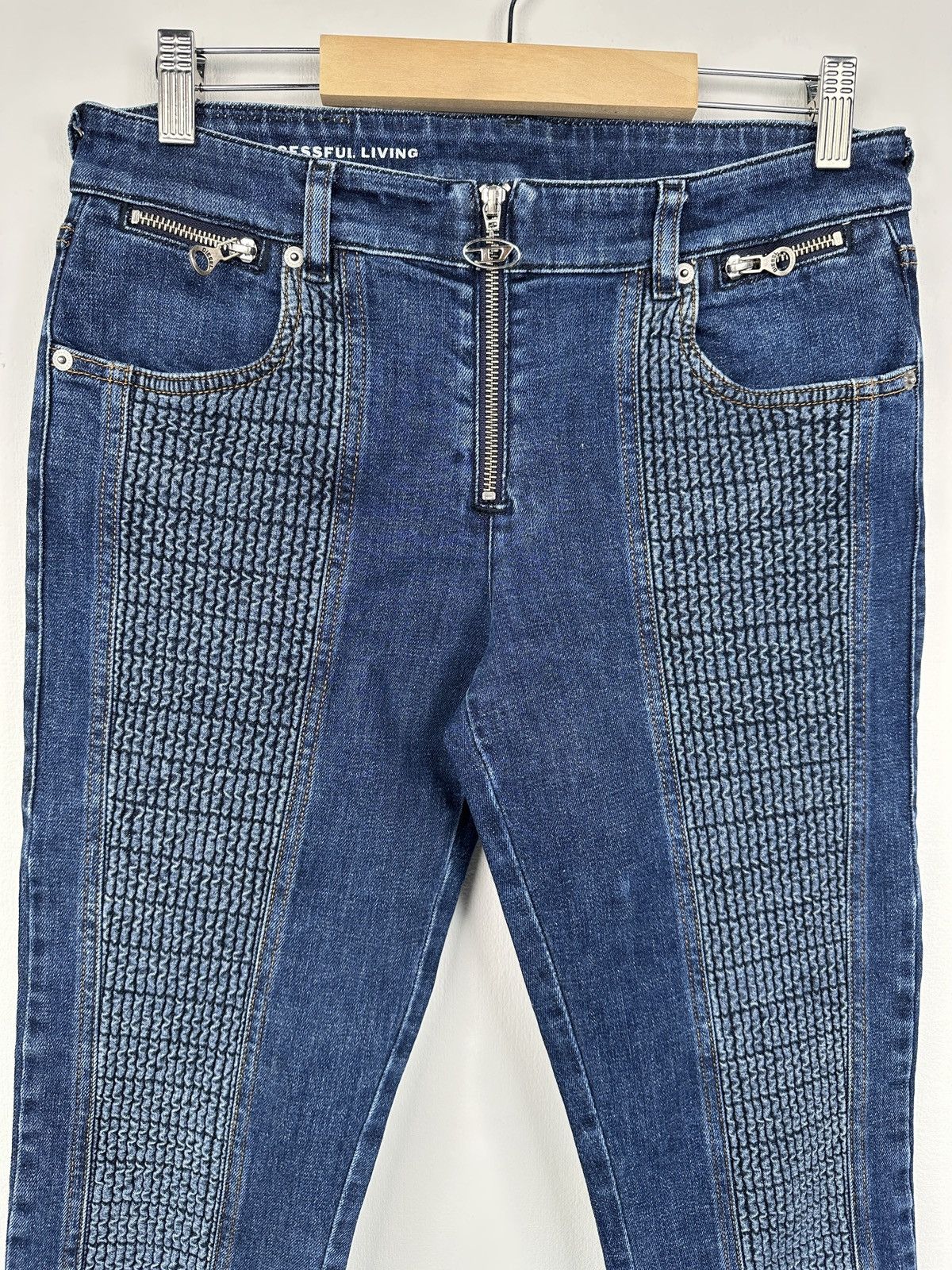 Diesel DIESEL D-Vision 09d22 Skinny Jeans Women’s Denim Pants W 27 Size 27" / US 4 / IT 40 - 3 Thumbnail