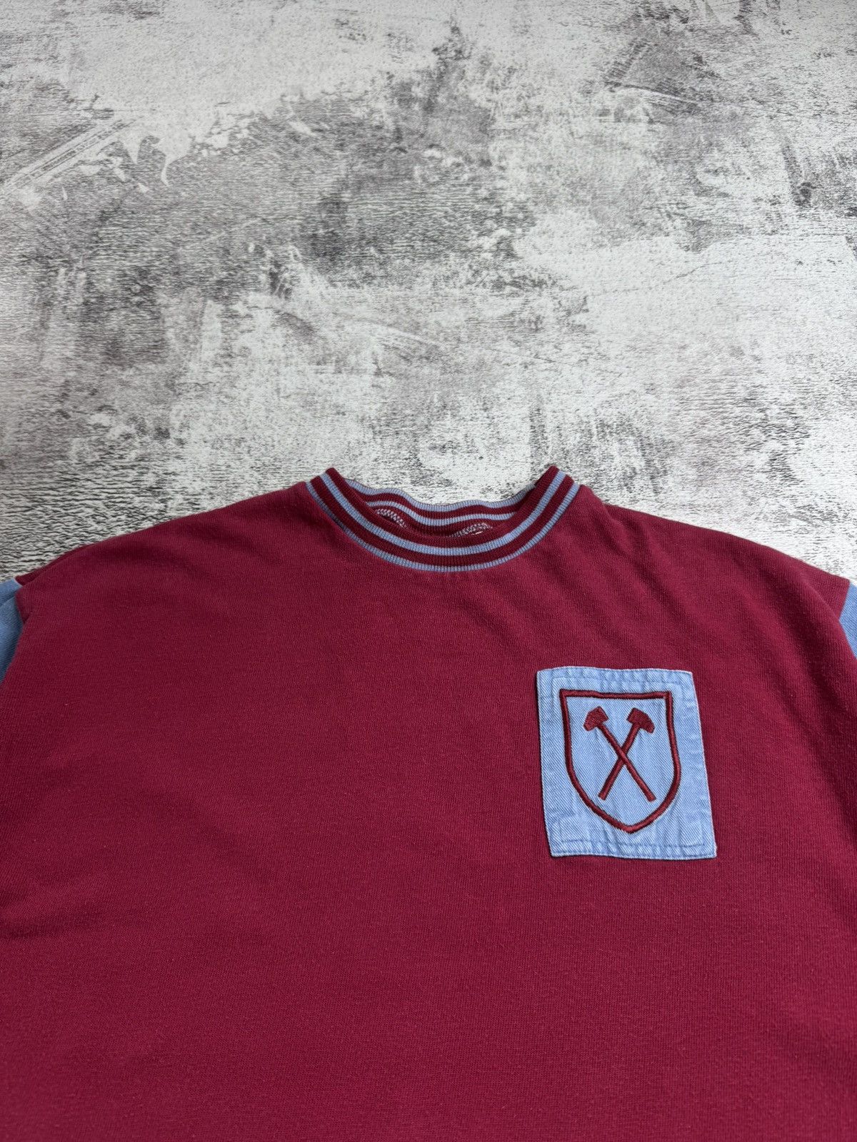 Vintage West Ham 1966 Arkwright Sportswear 48/120 cm XL Soccer Football Jersey T Shirt Size US XL / EU 56 / 4 - 7 Thumbnail