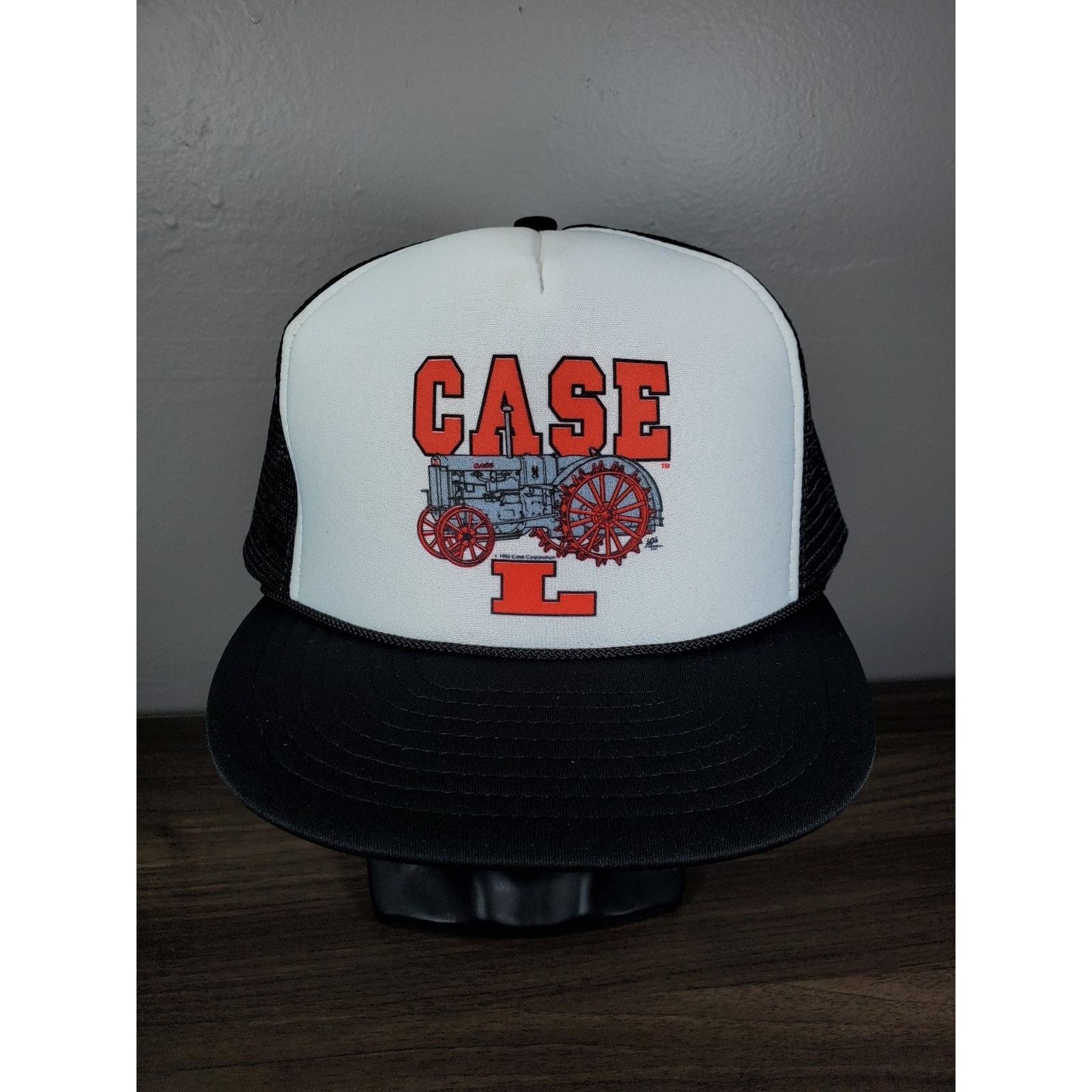 Nissan × Vintage Case L Tractor Snapback Cap Trucker Hat Antique Farming Size ONE SIZE - 1 Thumbnail
