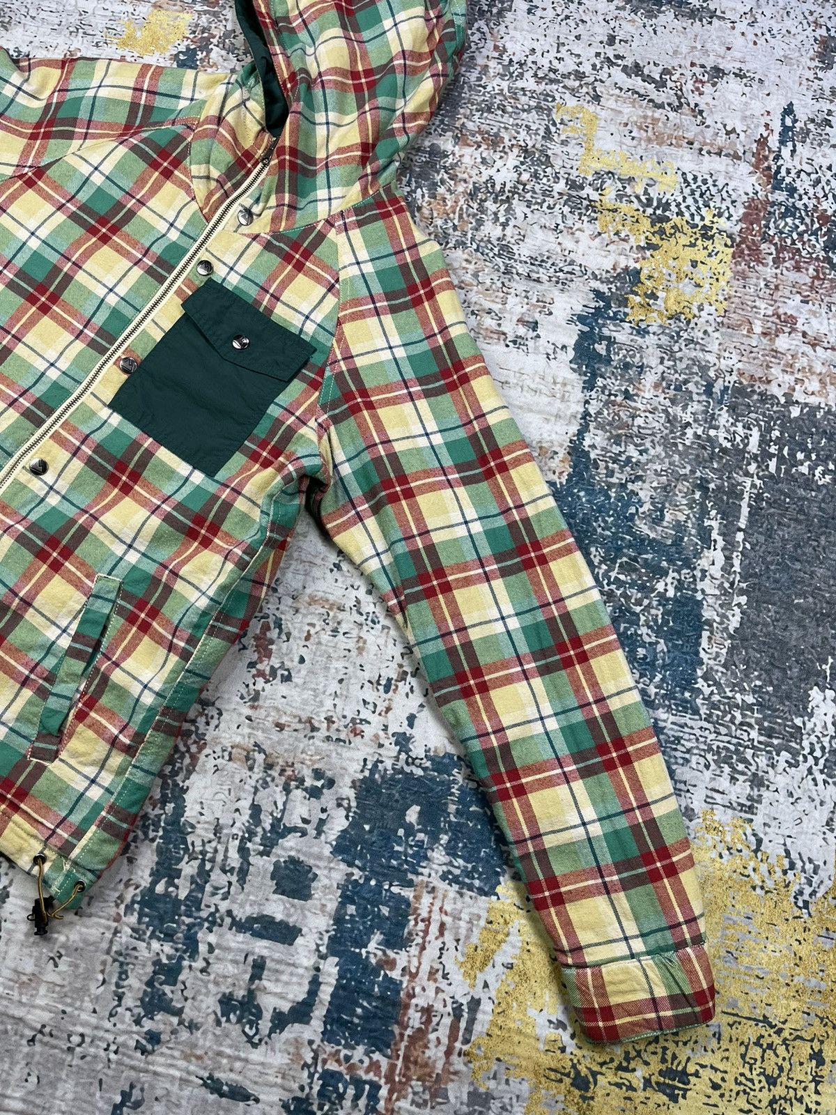 GRN Vtg Grn 60/40 Reversible Nylon/Plaid Checkered Jackets Size US M / EU 48-50 / 2 - 7 Thumbnail