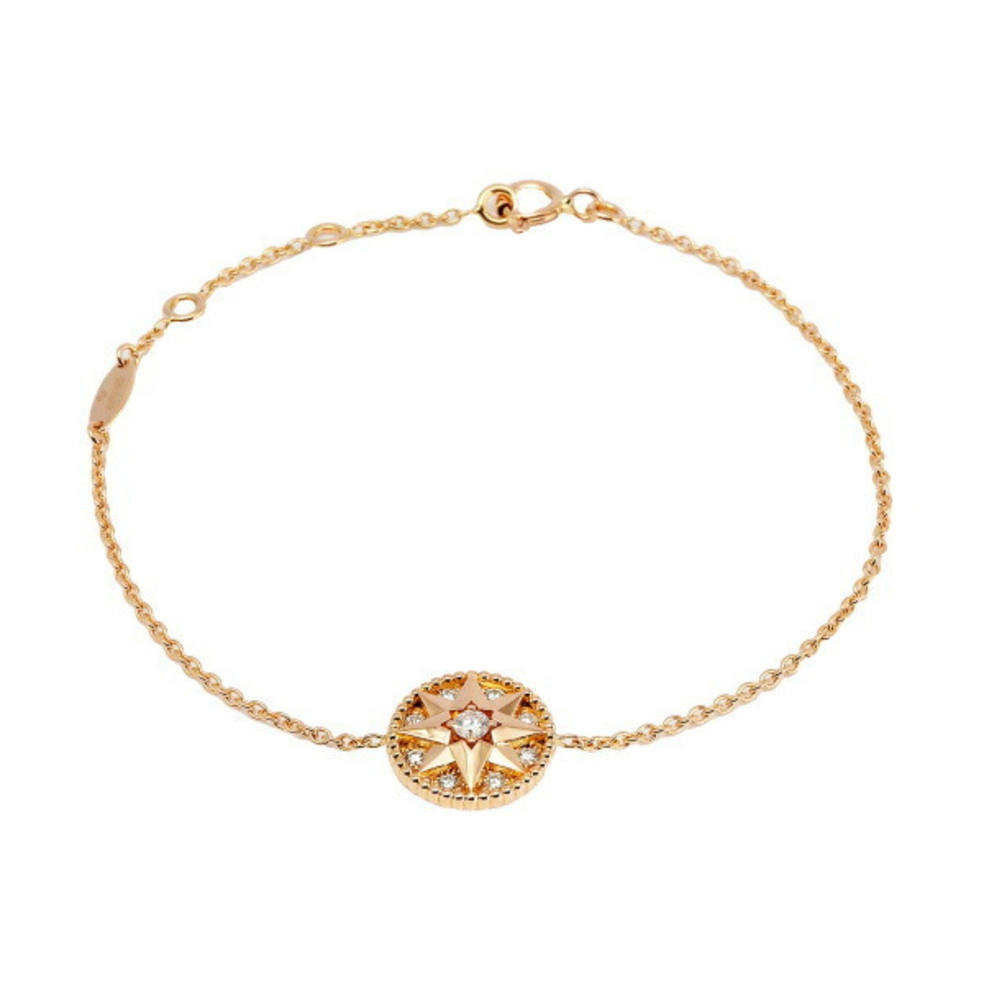 image of Christian Dior Dior Rose Devan K18Pg Pink Gold Bracelet, Women's