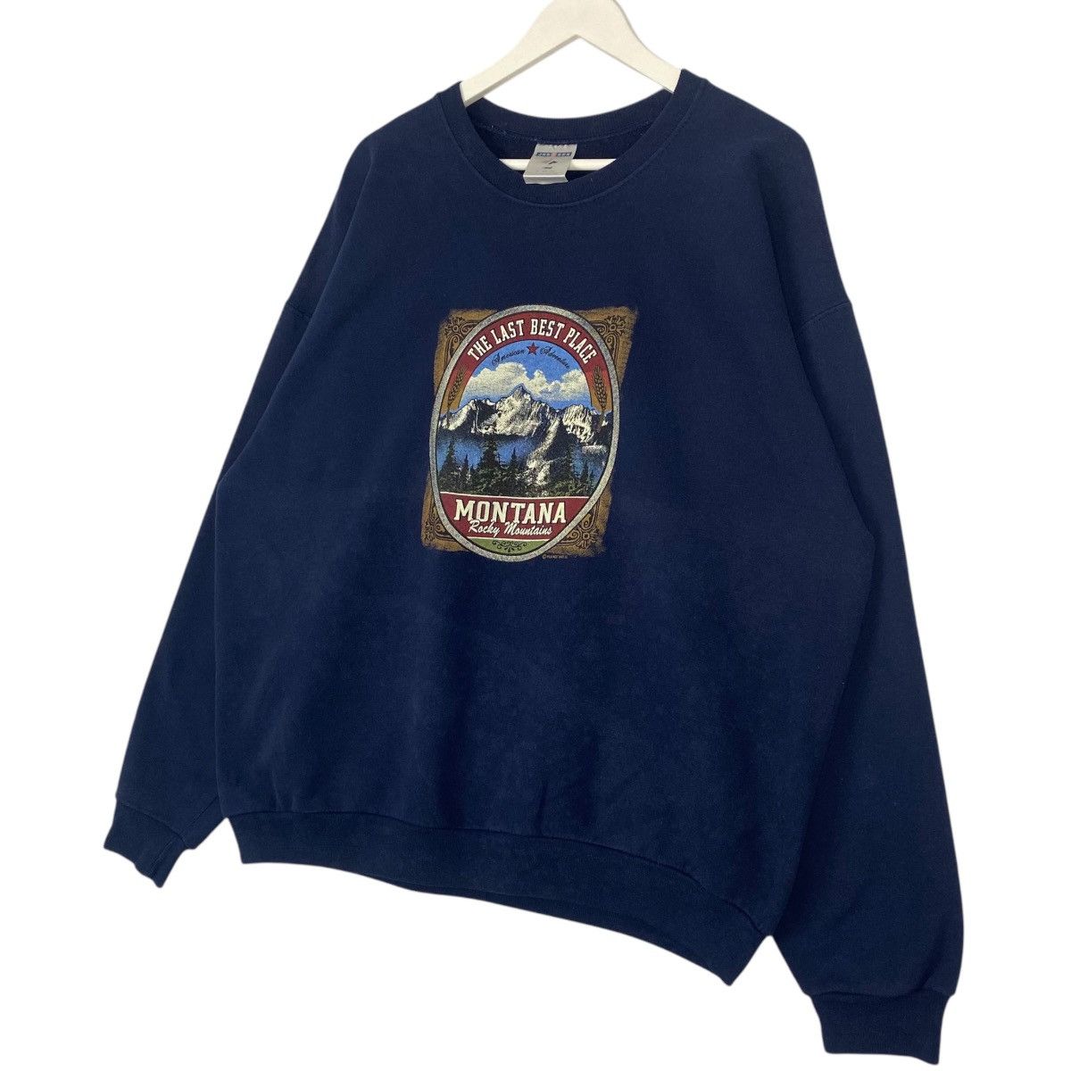 Vintage Vintage Montana Rocky Mountains Sweatshirt Blue Size S Size US S / EU 44-46 / 1 - 2 Thumbnail