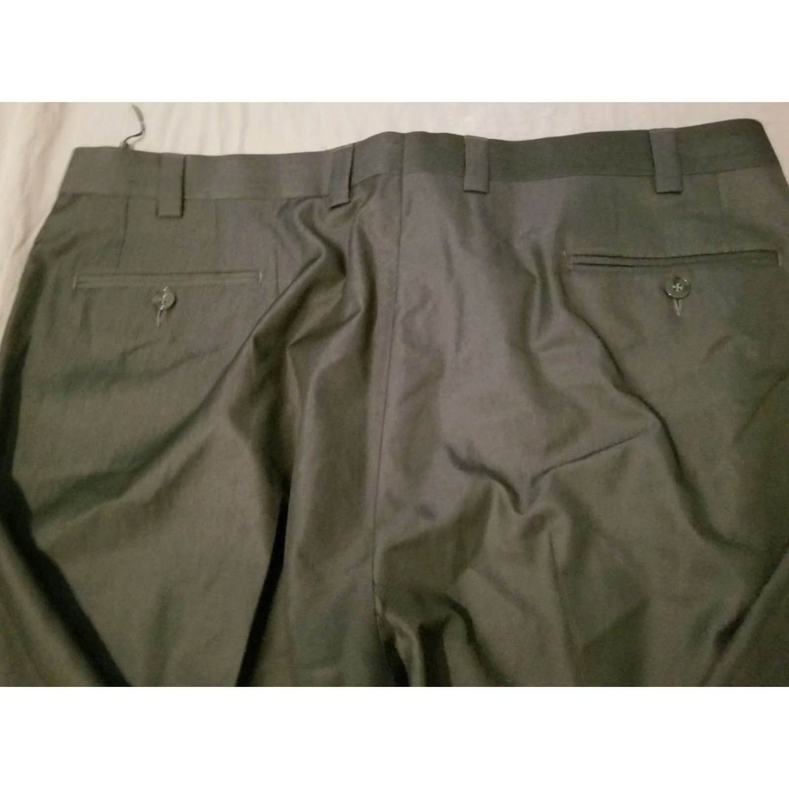 Calvin Klein VINTAGE? Calvin Klein Dress Pants Mens Black 40x32 Chino Slack Trouser Bed? Size US 40 / EU 56 - 2 Thumbnail