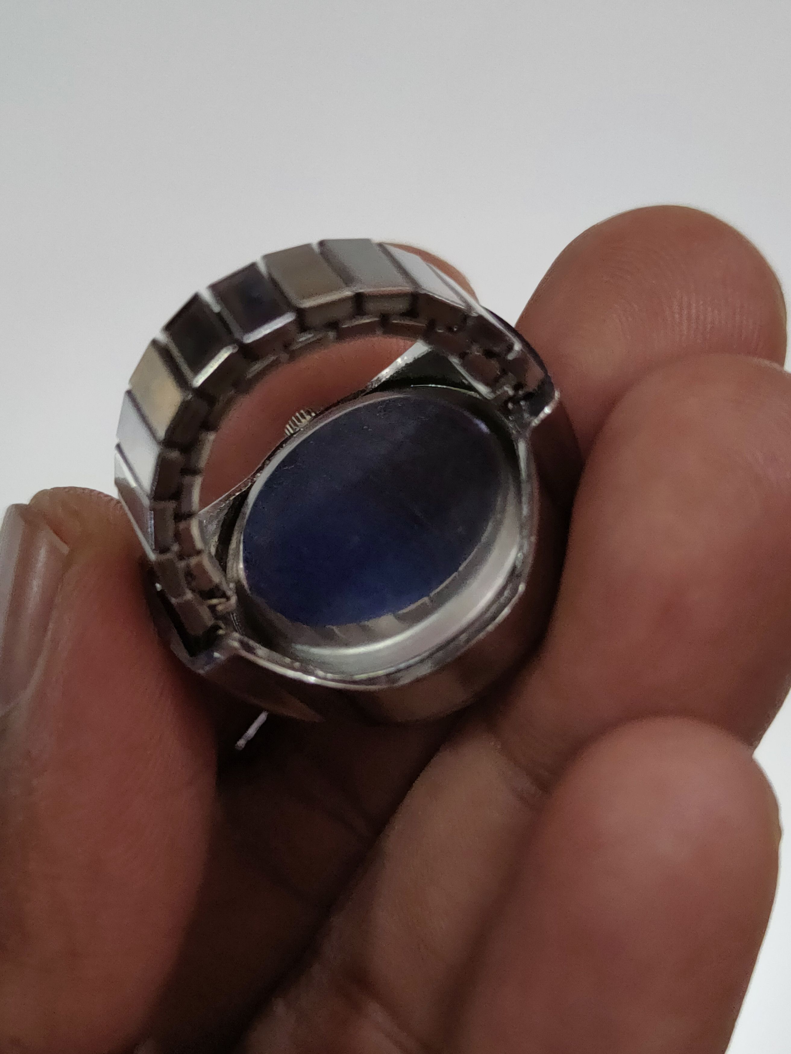 Japanese Brand Japan Ring watch adjustable strap silver color Size ONE SIZE - 6 Thumbnail