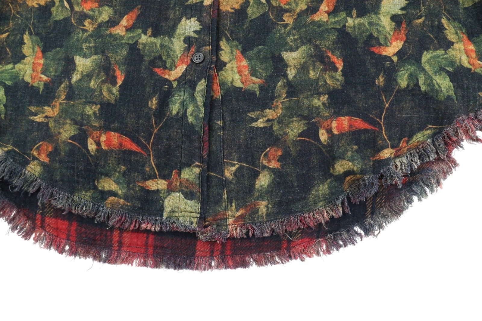 R13 REVERSIBLE DROP NECK XS Patterned Oversize Distress 86778 Size XS / US 0-2 / IT 36-38 - 15 Thumbnail