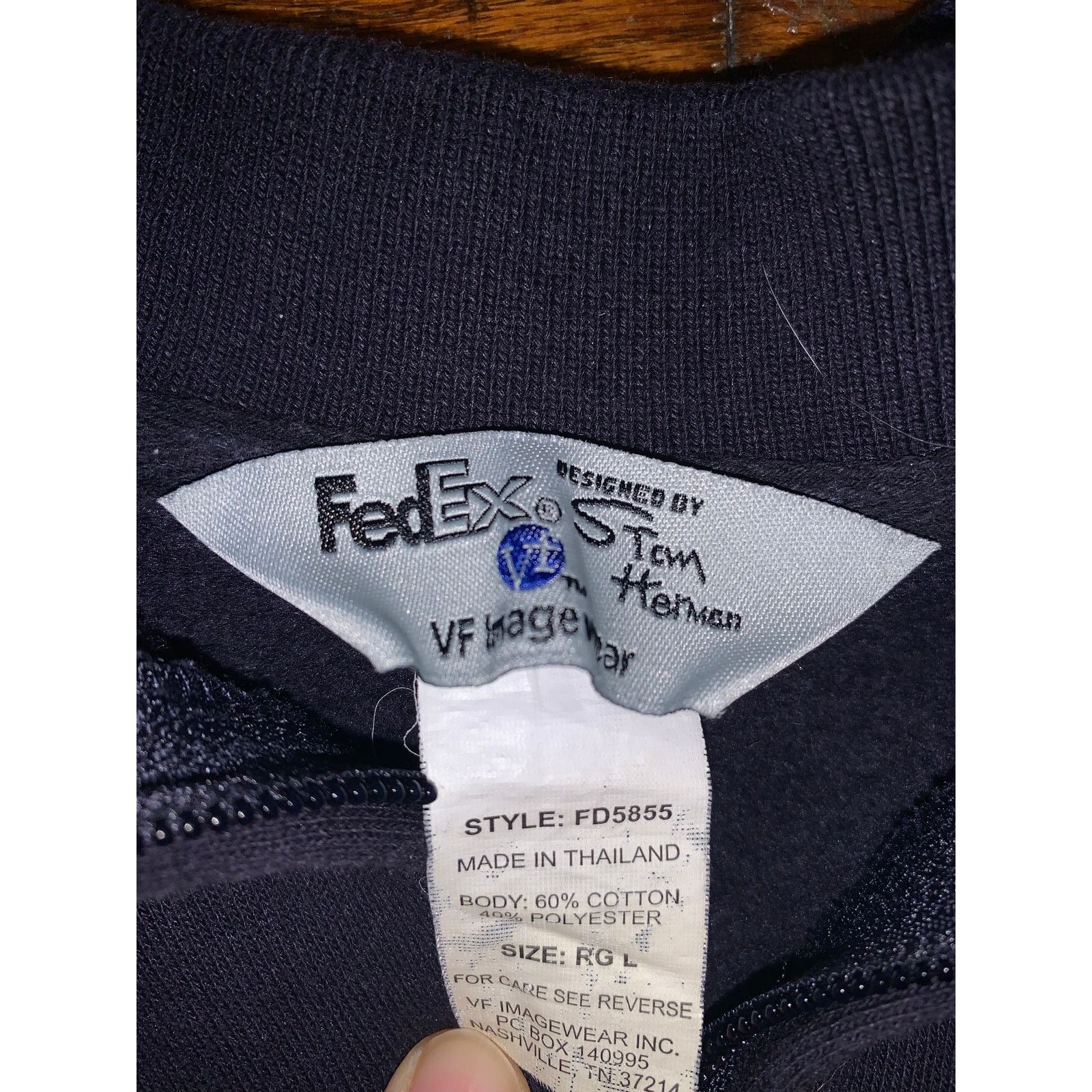 Other Vintage FedEx Quarter Zip Sweatshirt L USA Workwear Size US L / EU 52-54 / 3 - 5 Thumbnail