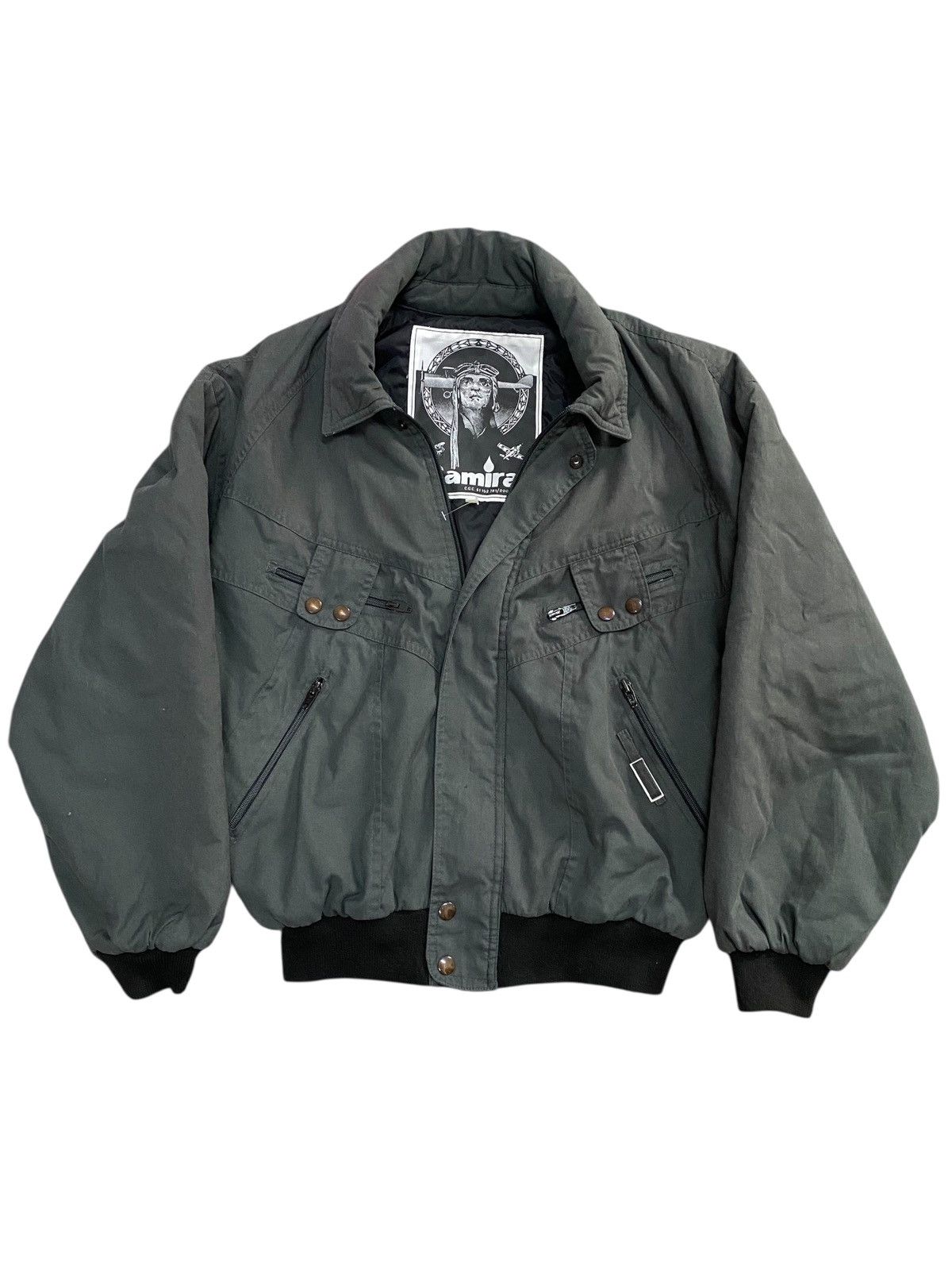 Japanese Brand Vintage samira flight jacket issey sport style Size US M / EU 48-50 / 2 - 2 Thumbnail