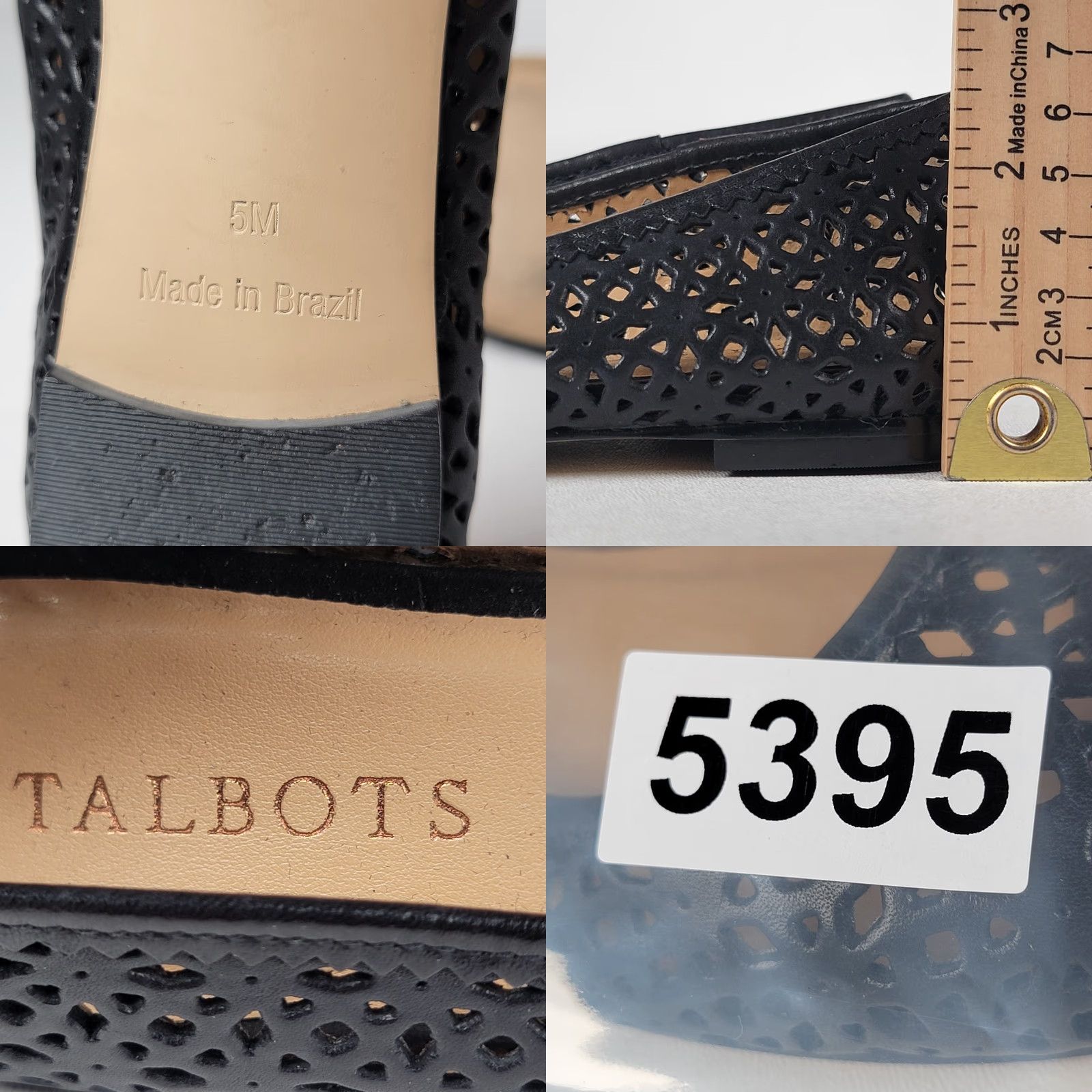 Talbots Talbots Black Leather Flats Size 5M Women Ballet Slip On Flat Leather Lining Breathable Classic Modern Shoes Size US 6 / IT 36 - 8 Thumbnail