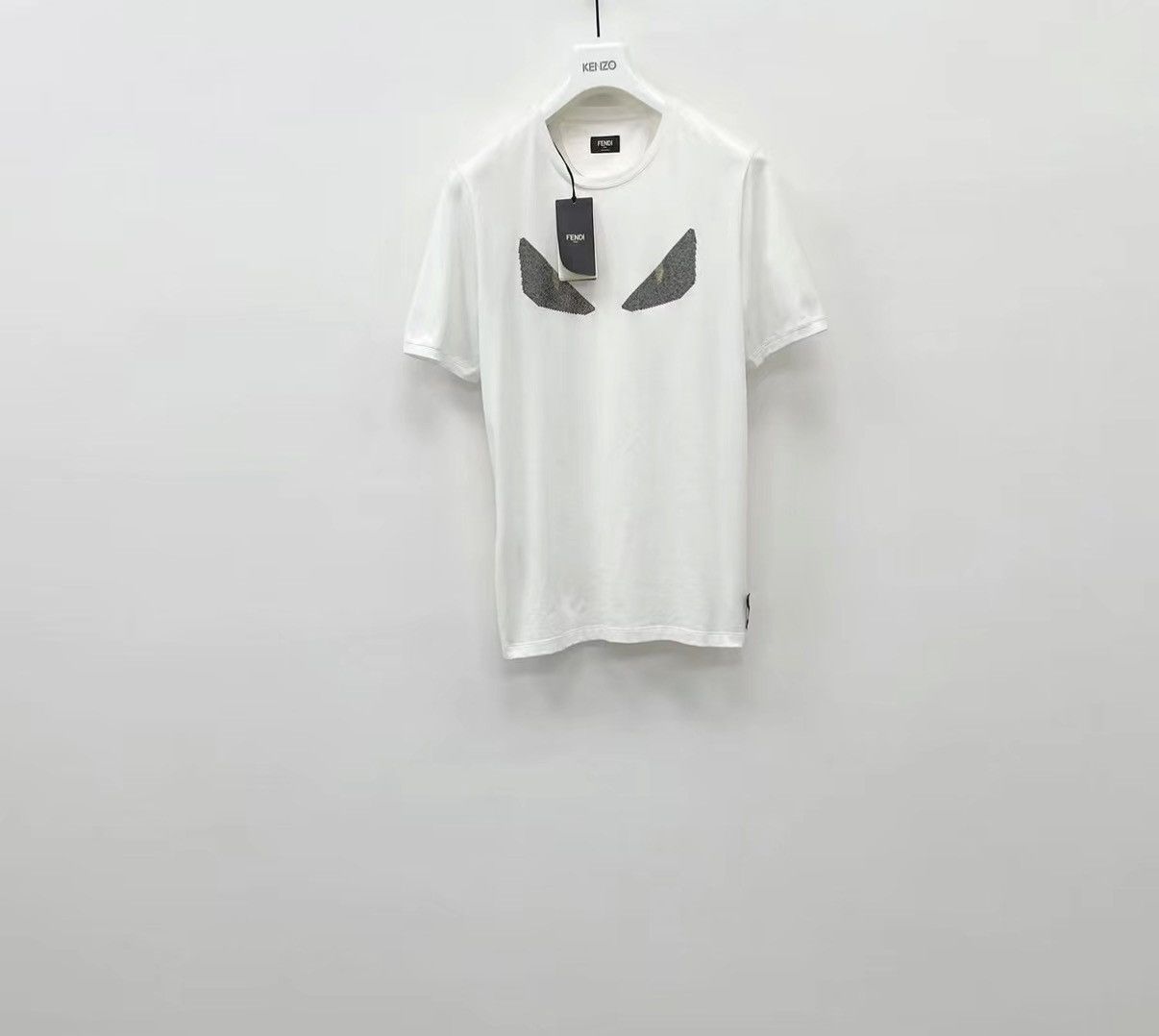 Fendi FENDI Rhinestone Short Sleeve T-shirt J30 Size US L / EU 52-54 / 3 - 1 Thumbnail