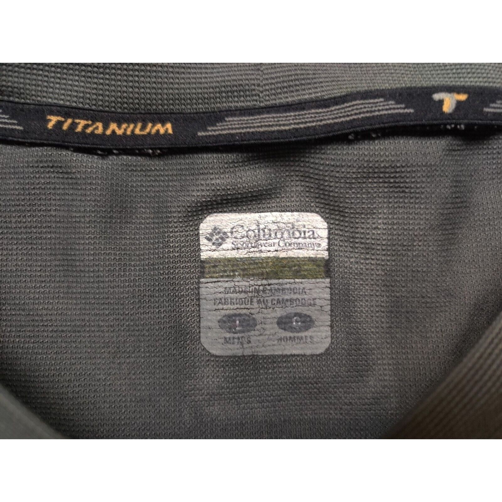 Columbia Columbia Shirt Adult Mens Large Solid Gray Titanium Size US L / EU 52-54 / 3 - 5 Thumbnail