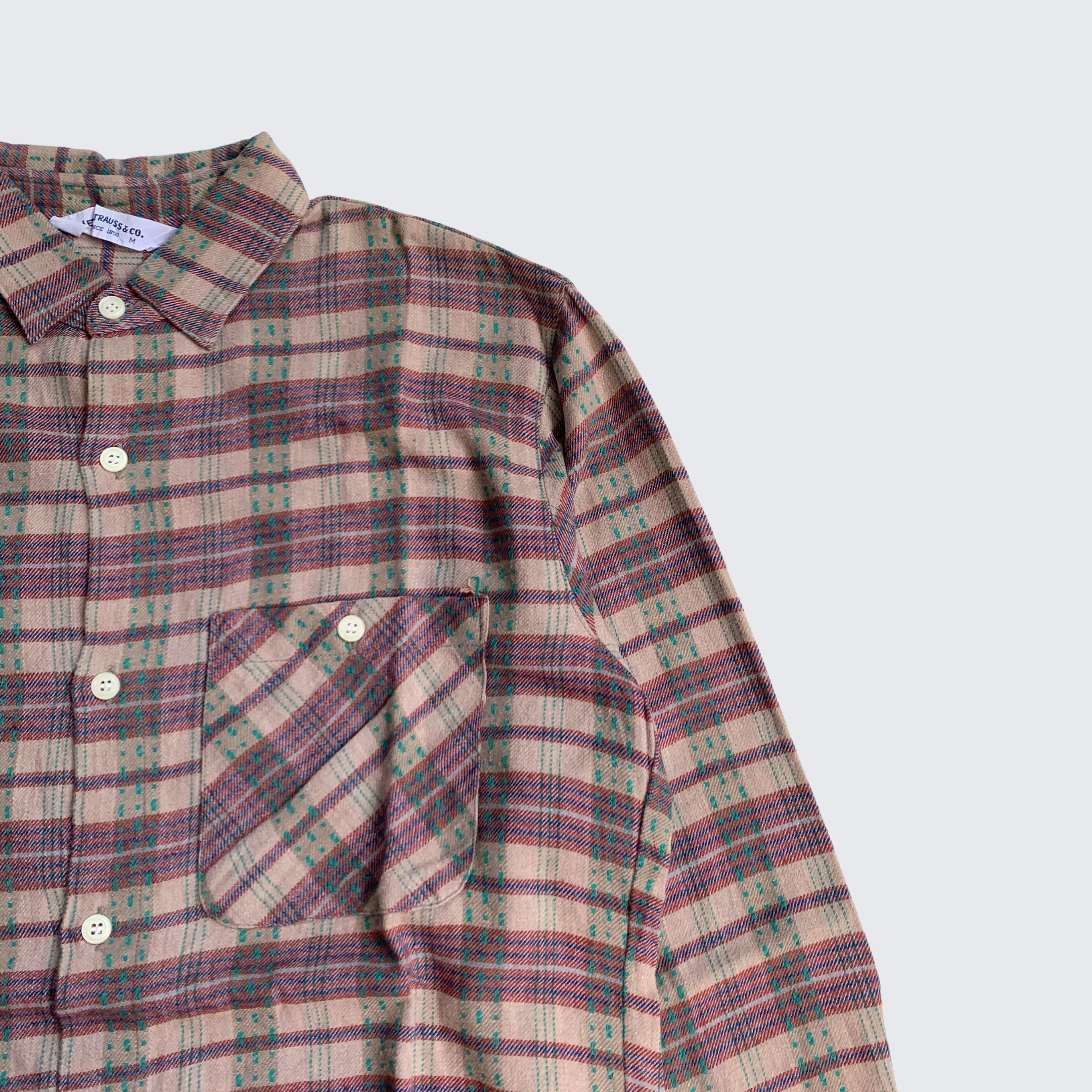 Levi's Vintage Levis Mens Japan Fabric Flannel Longshirt Size US M / EU 48-50 / 2 - 6 Thumbnail