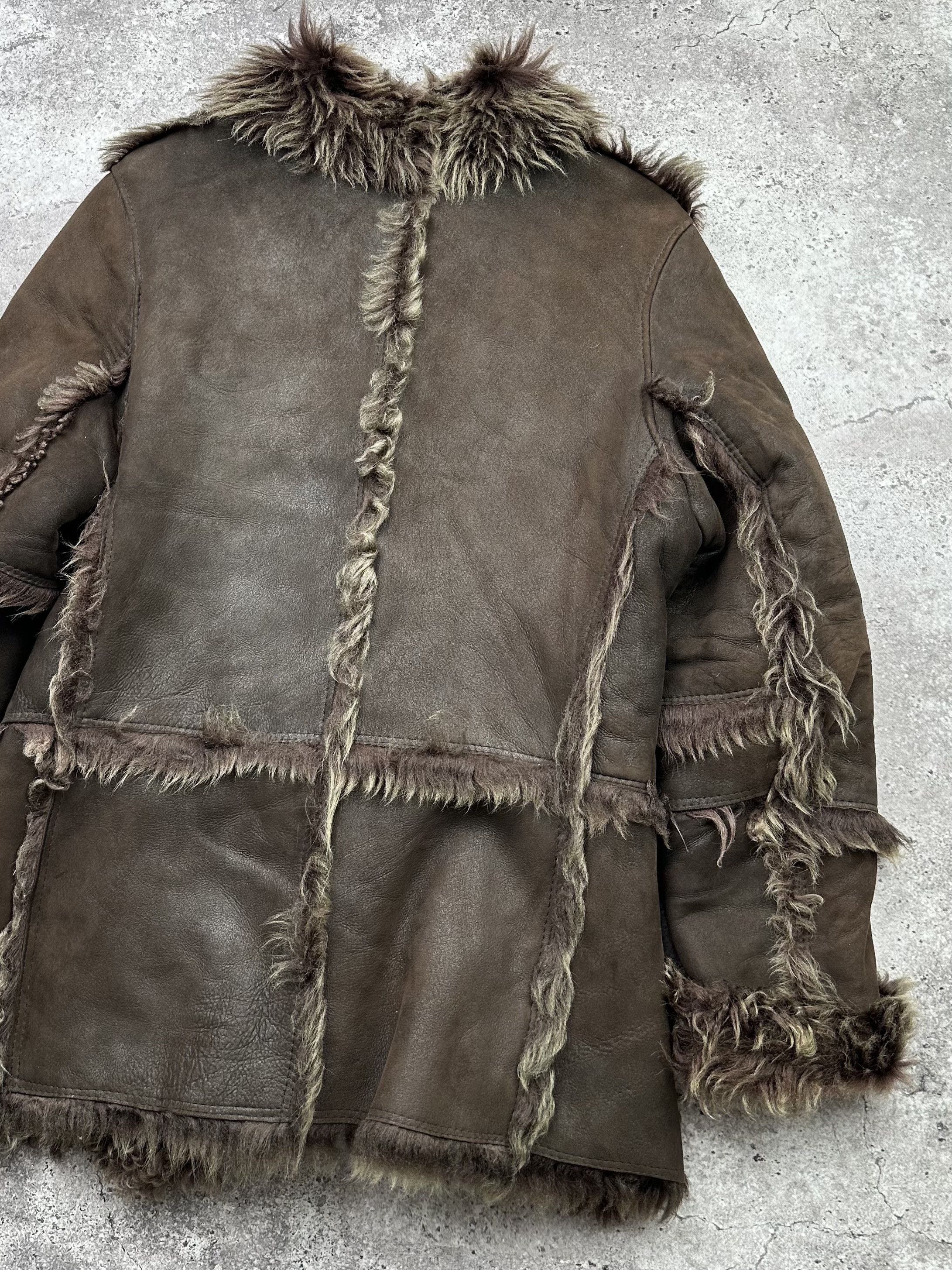 Japanese Brand Vintage Real Sheepskin Coat C267(V97) Size M / US 6-8 / IT 42-44 - 7 Thumbnail