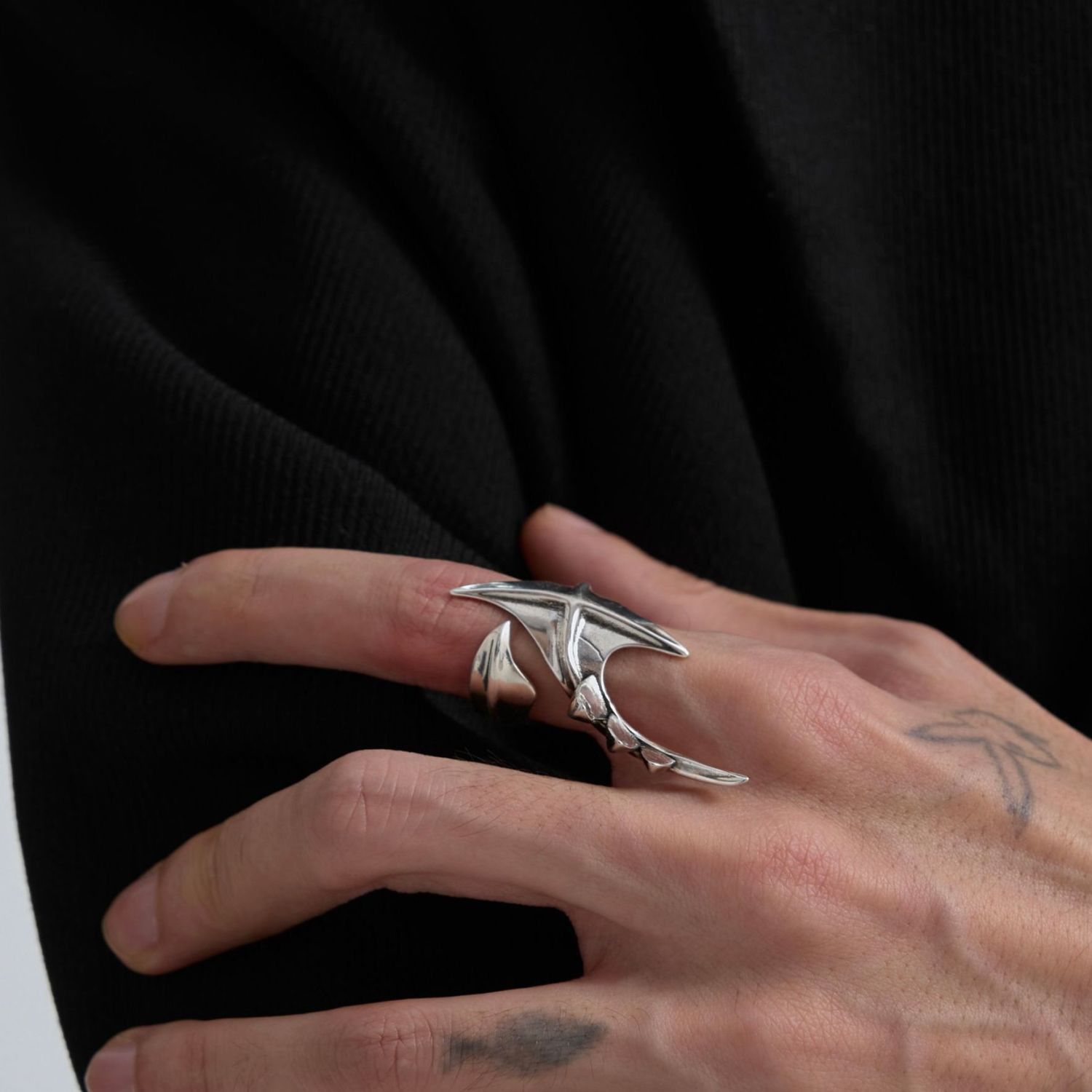 Jewelry Matchless Jewelry Rings Open Size Chrome Ring (Size 7-13) Size ONE SIZE - 1 Thumbnail